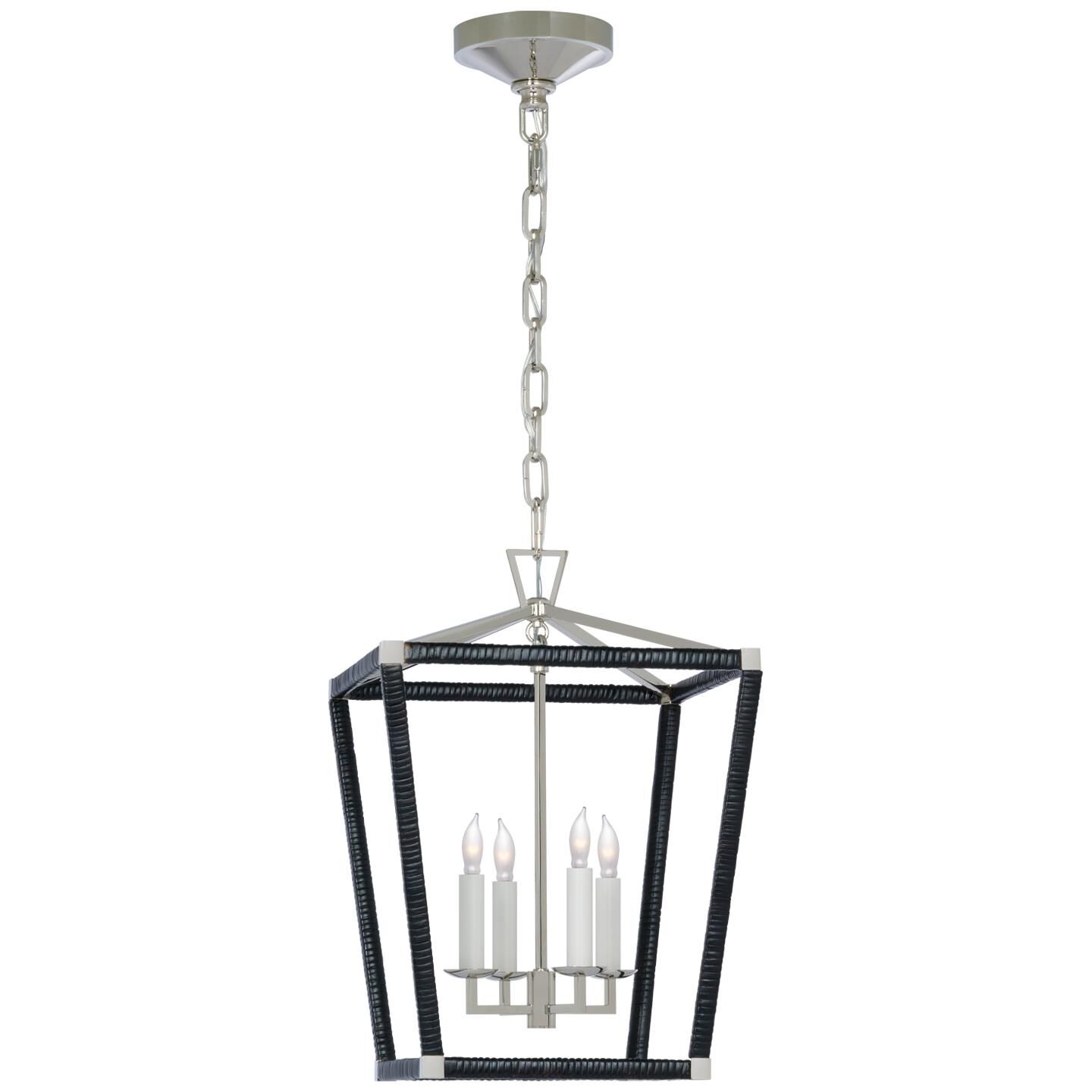 Chapman & Myers Darlana Wrapped 12 Inch LED Cage Pendant by Visual Comfort Signature Collection