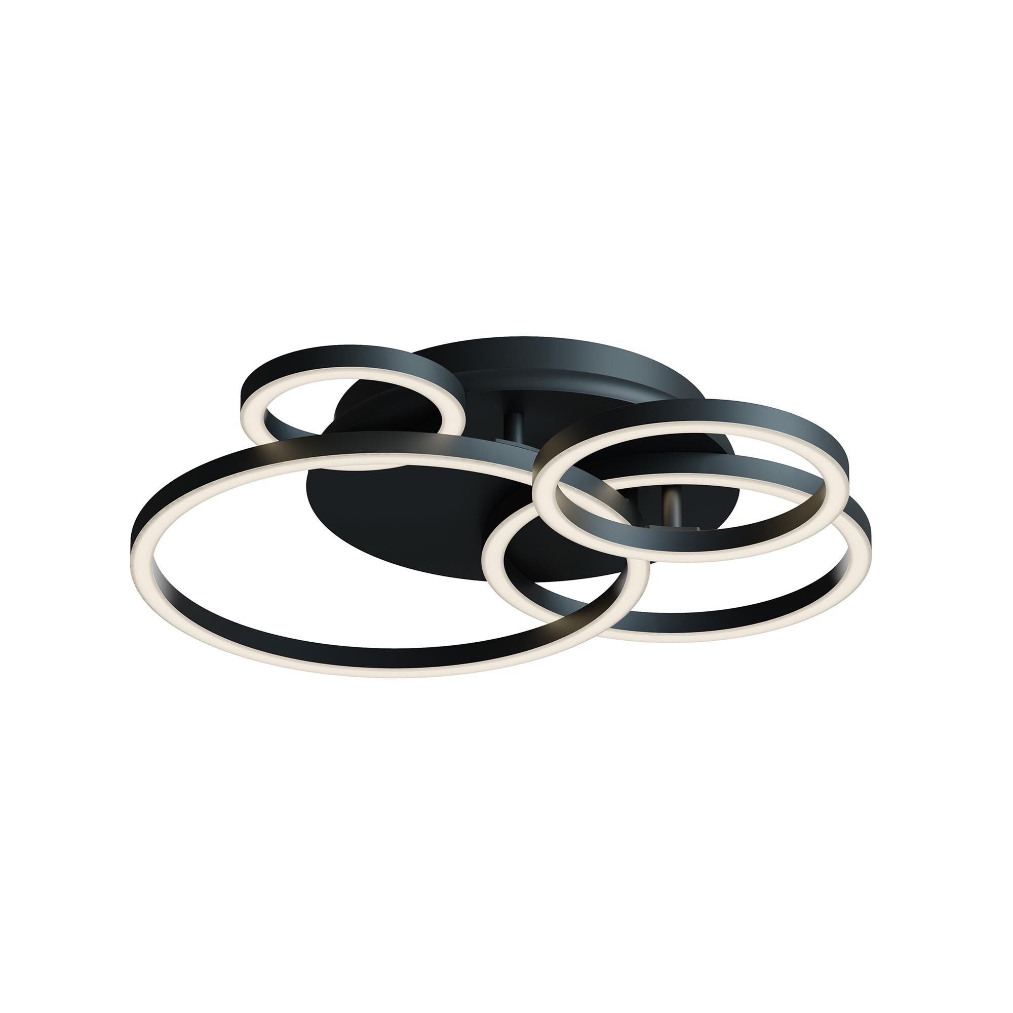 Shown in Black finish and Frosted glass