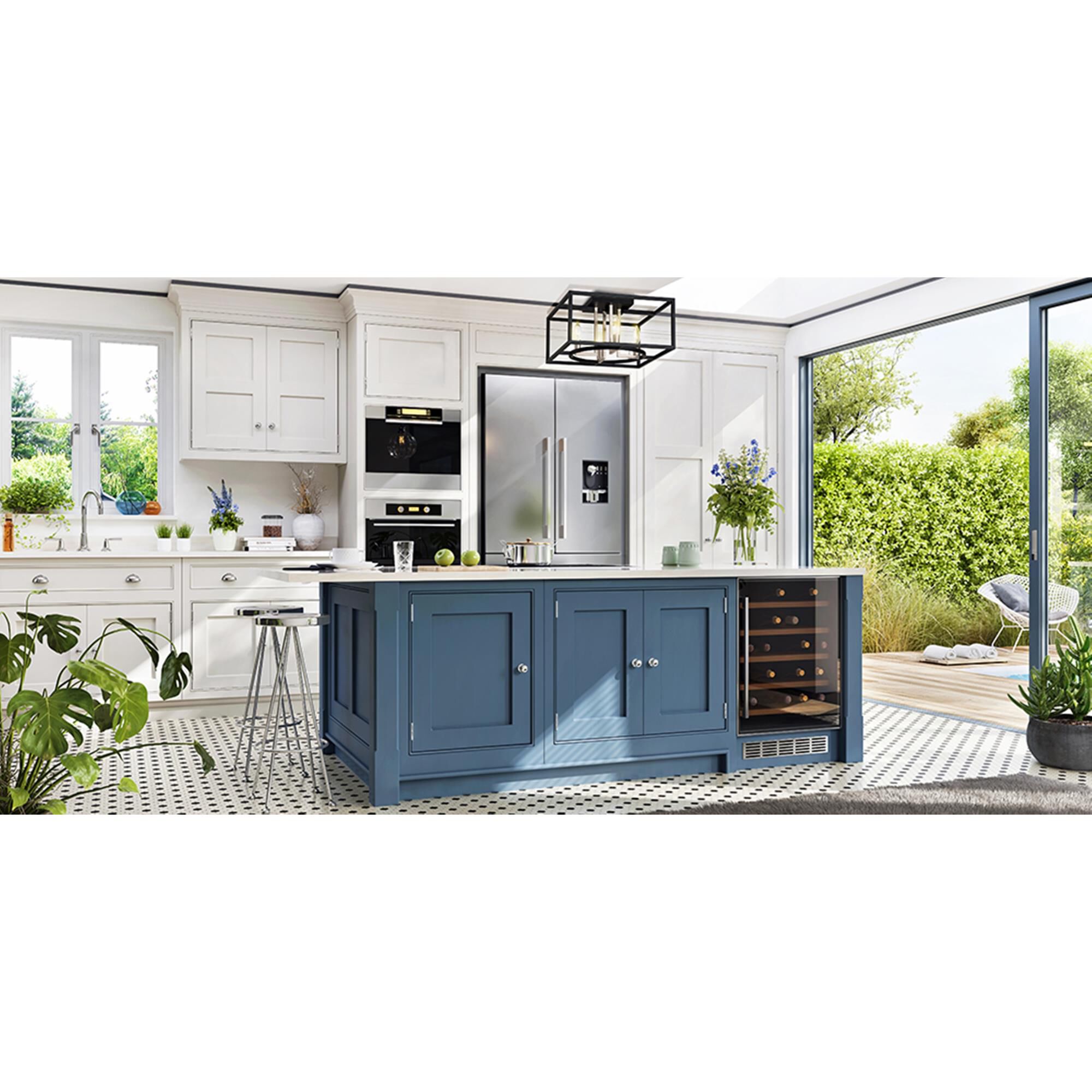 Eglo Mundazo 15 Inch 4 Light Semi Flush Mount by Eglo Lighting