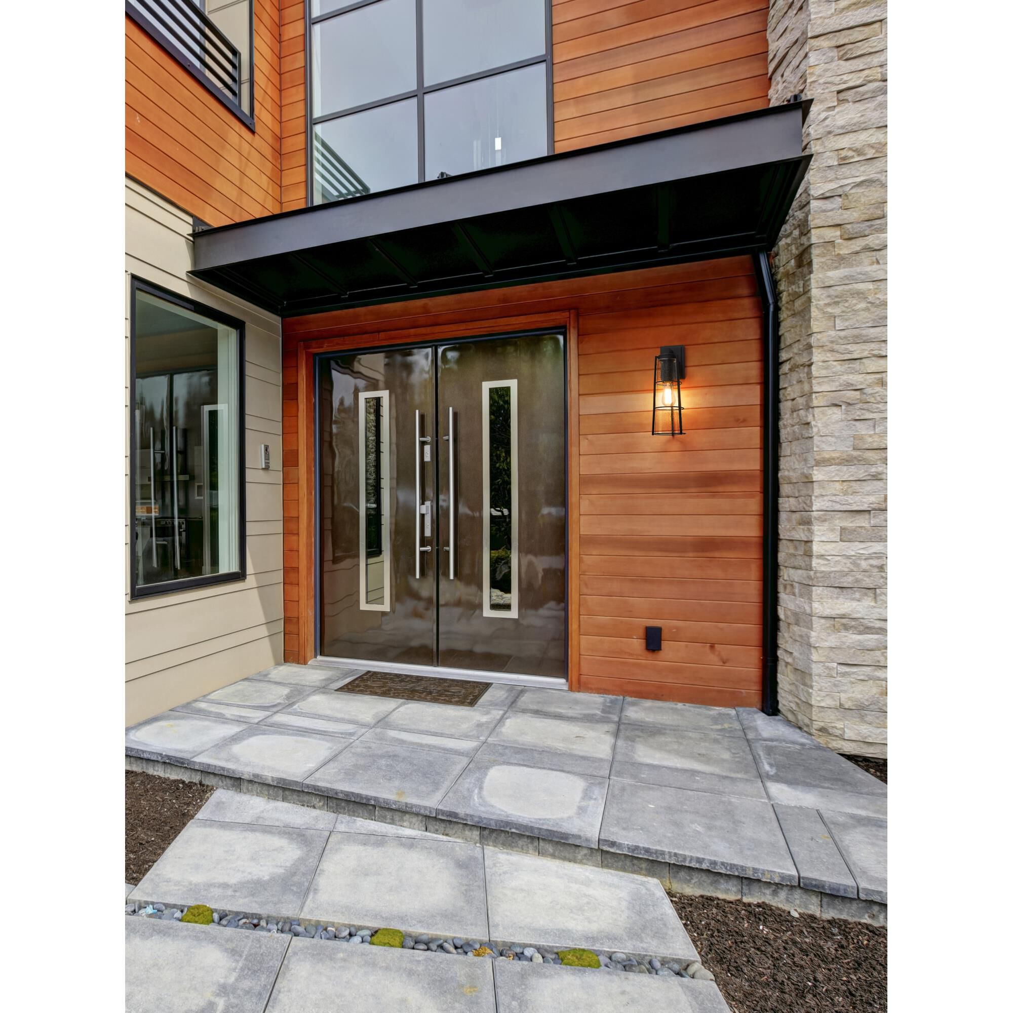 Z-Lite Helix 17 Inch Tall Outdoor Wall Light