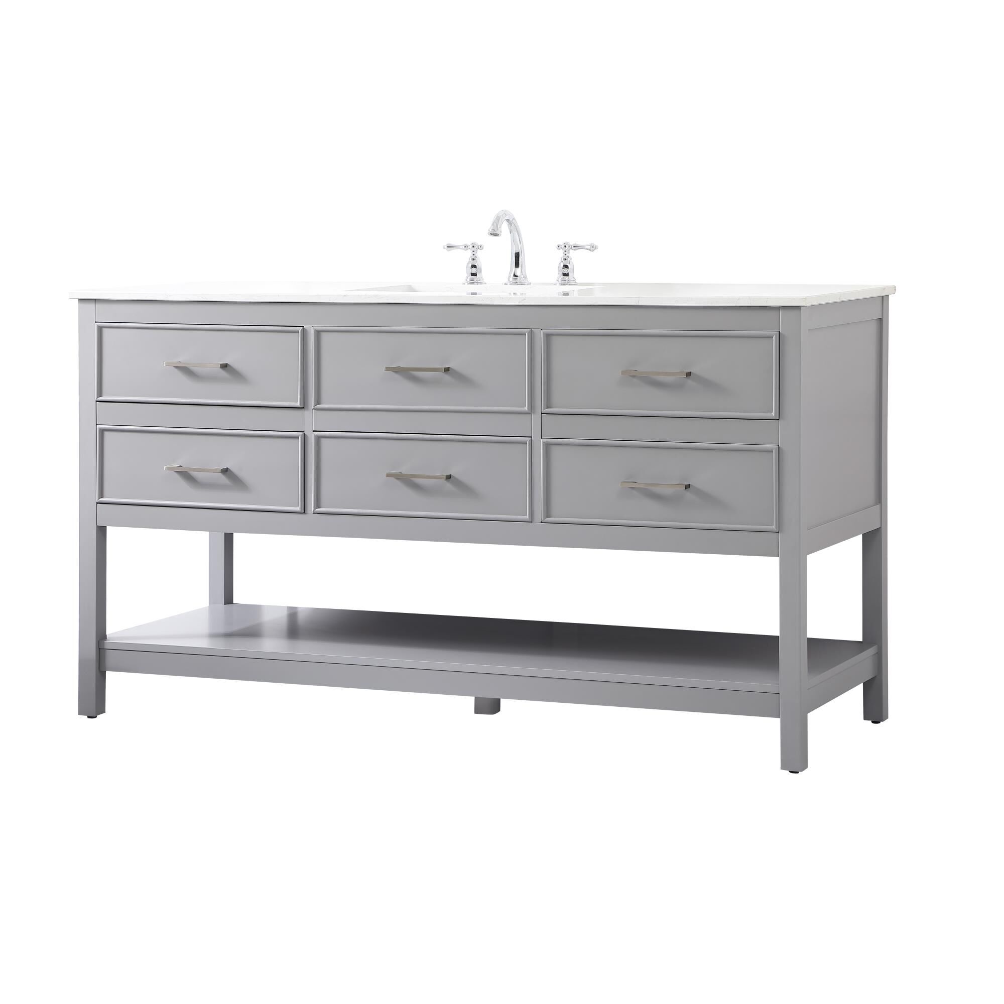 Sinclaire 60 Inch Bath Vanity by Elegant Decor