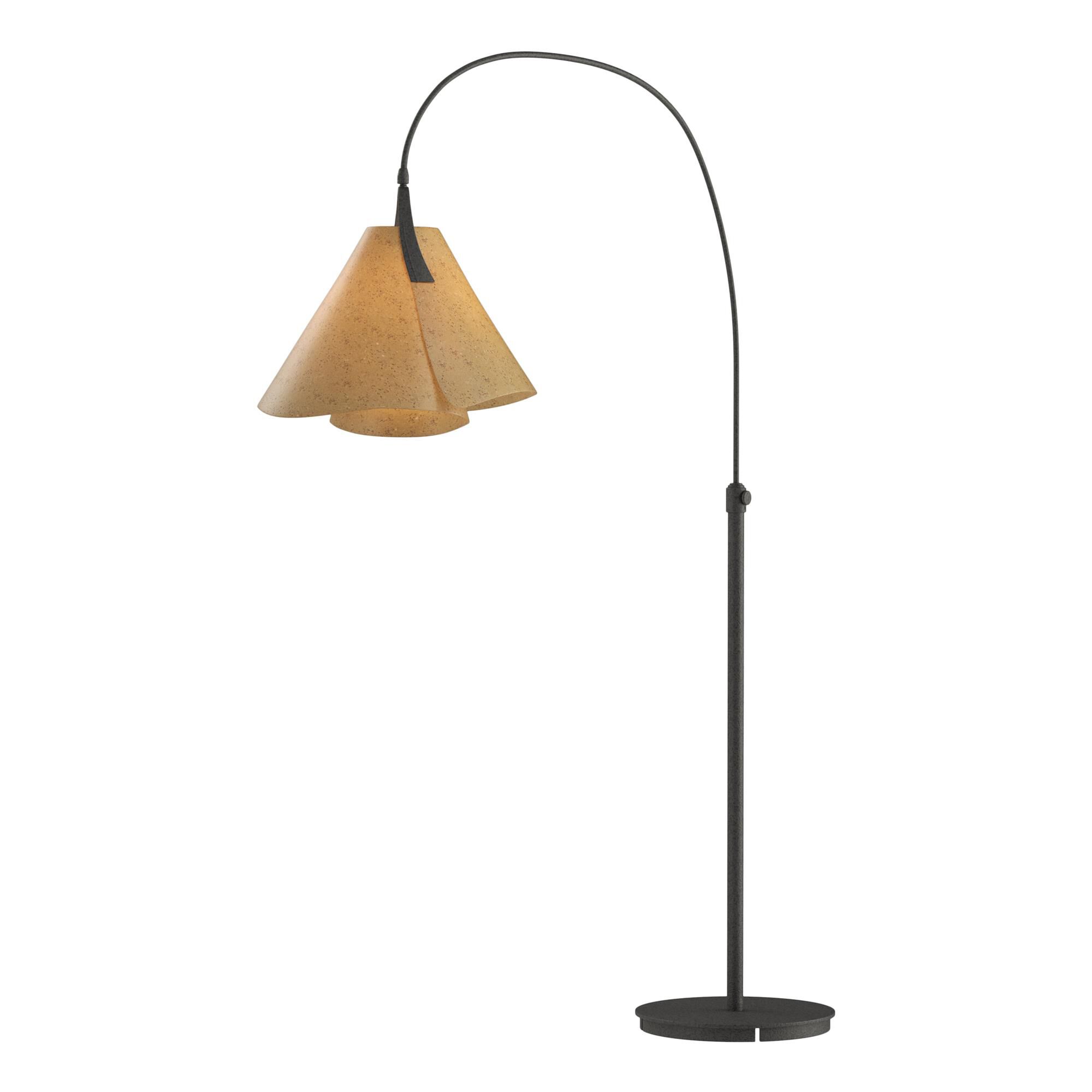 Shown in Natural Iron finish and Cork shade