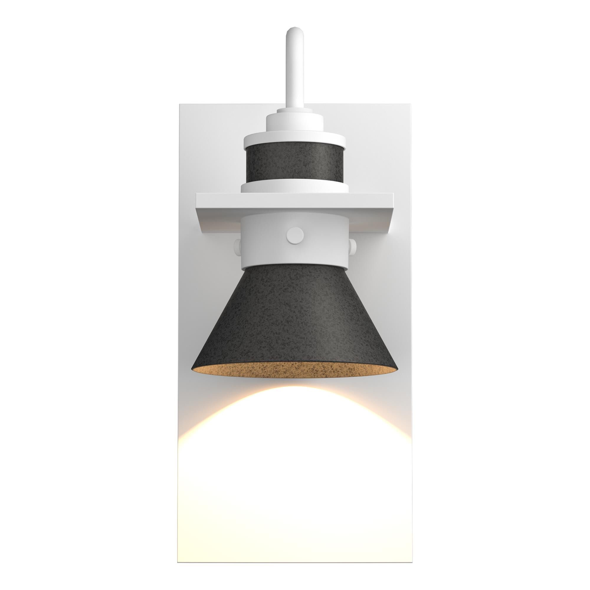 Shown in Coastal White finish and Natural Iron shade