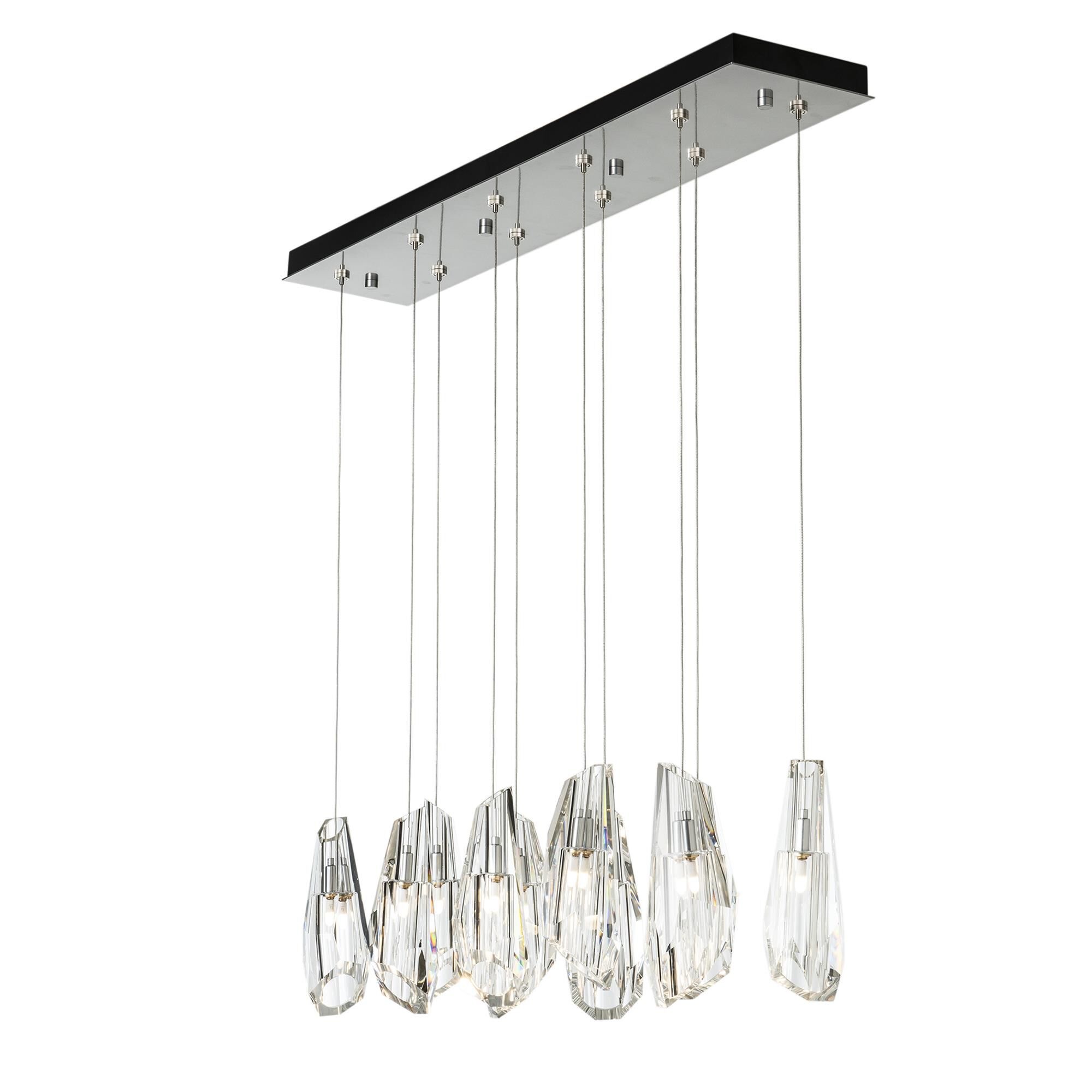 Shown in Sterling finish and Crystal accent