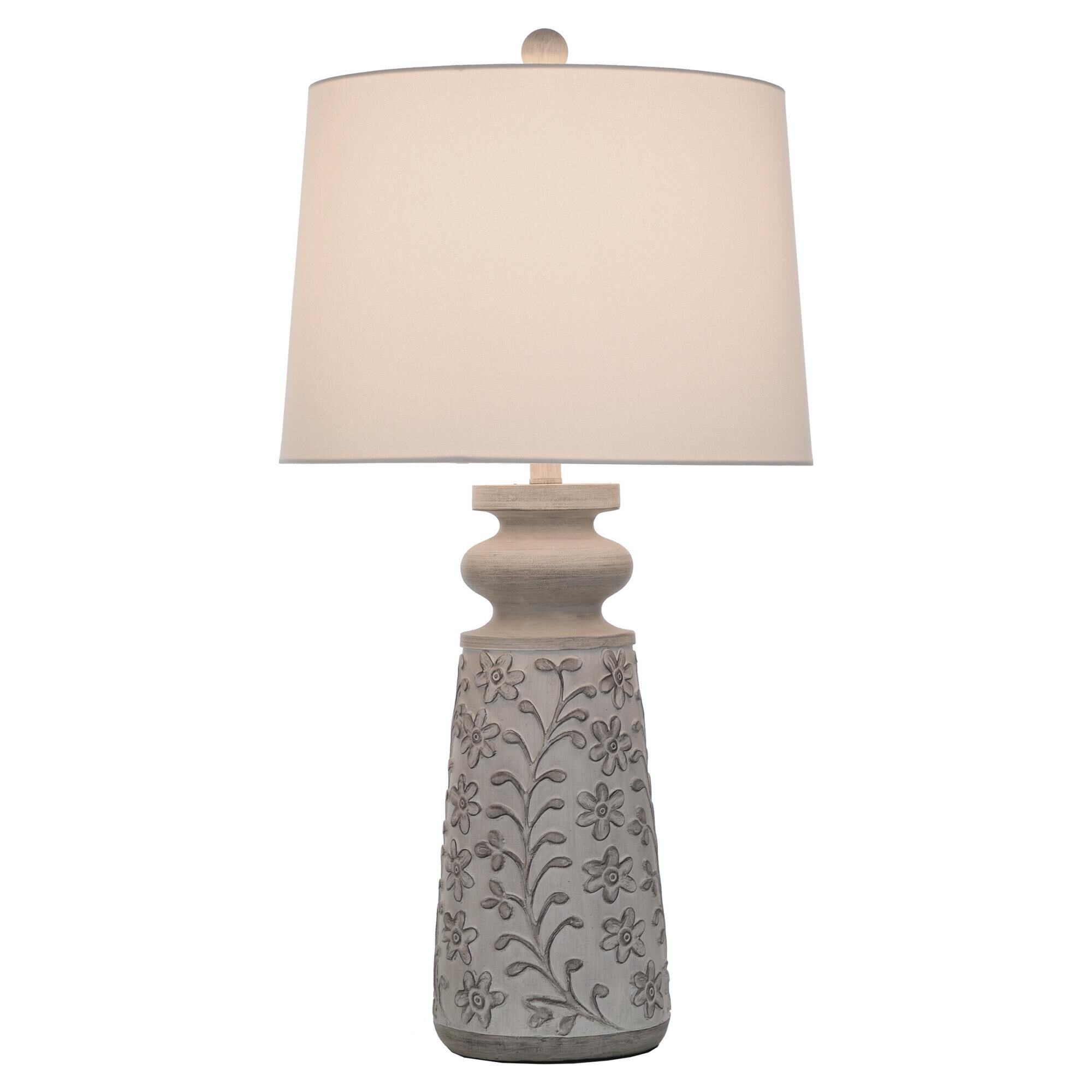 Shown in Grey finish and Off-White shade