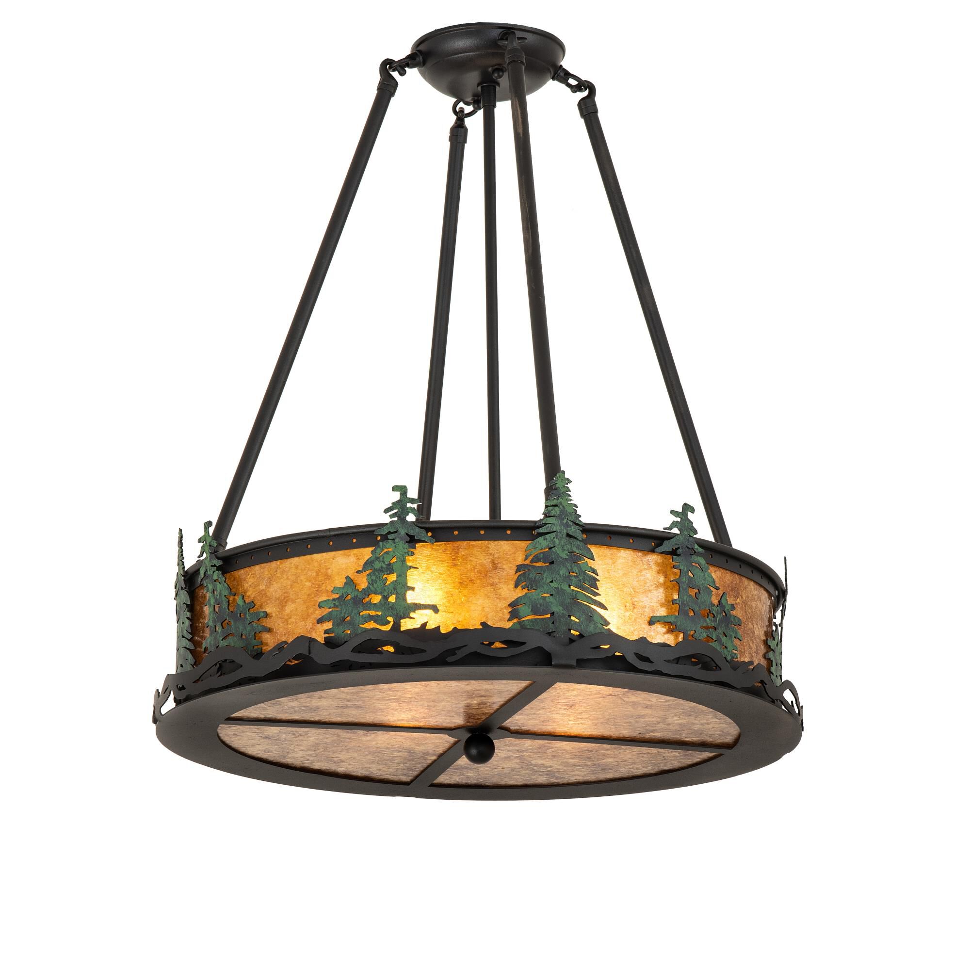 Shown in Textured Black/Green Trees finish