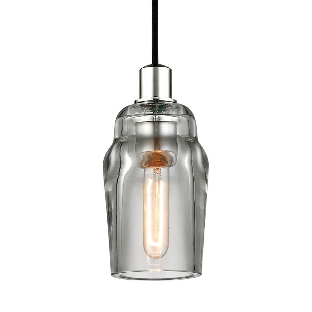 Shown in Graphite, Polished Nickel finish and Clear glass and Pressed Glass shade