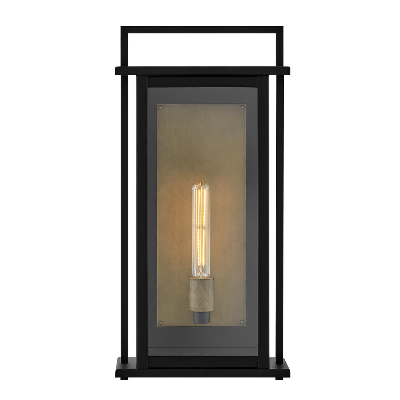 Shown in Black with Burnished Bronze Accents finish and Clear glass