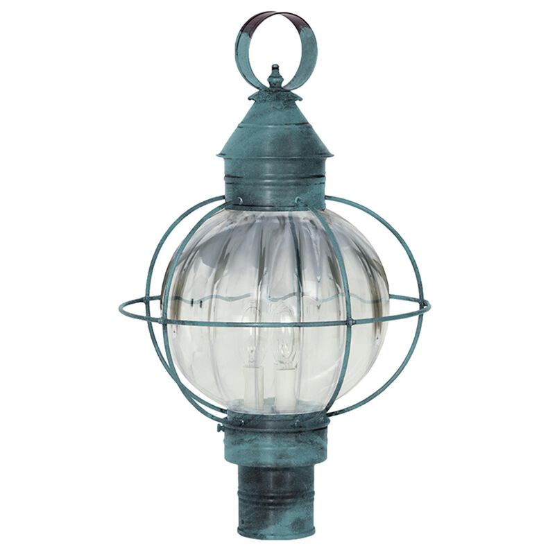 Onion 21 Inch Outdoor Post Lamp by Northeast Lantern