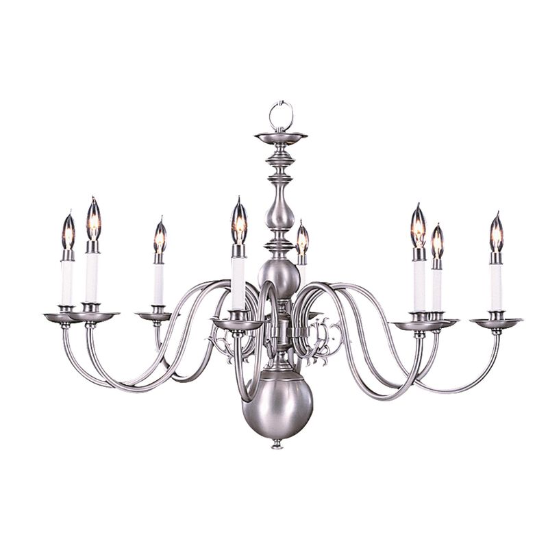 Jamestown 24 Inch 8 Light Chandelier by Framburg