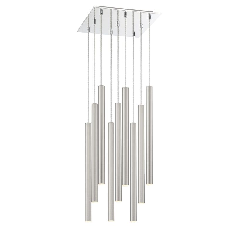 Forest 14 Inch 9 Light LED Linear Suspension Light by Z-Lite