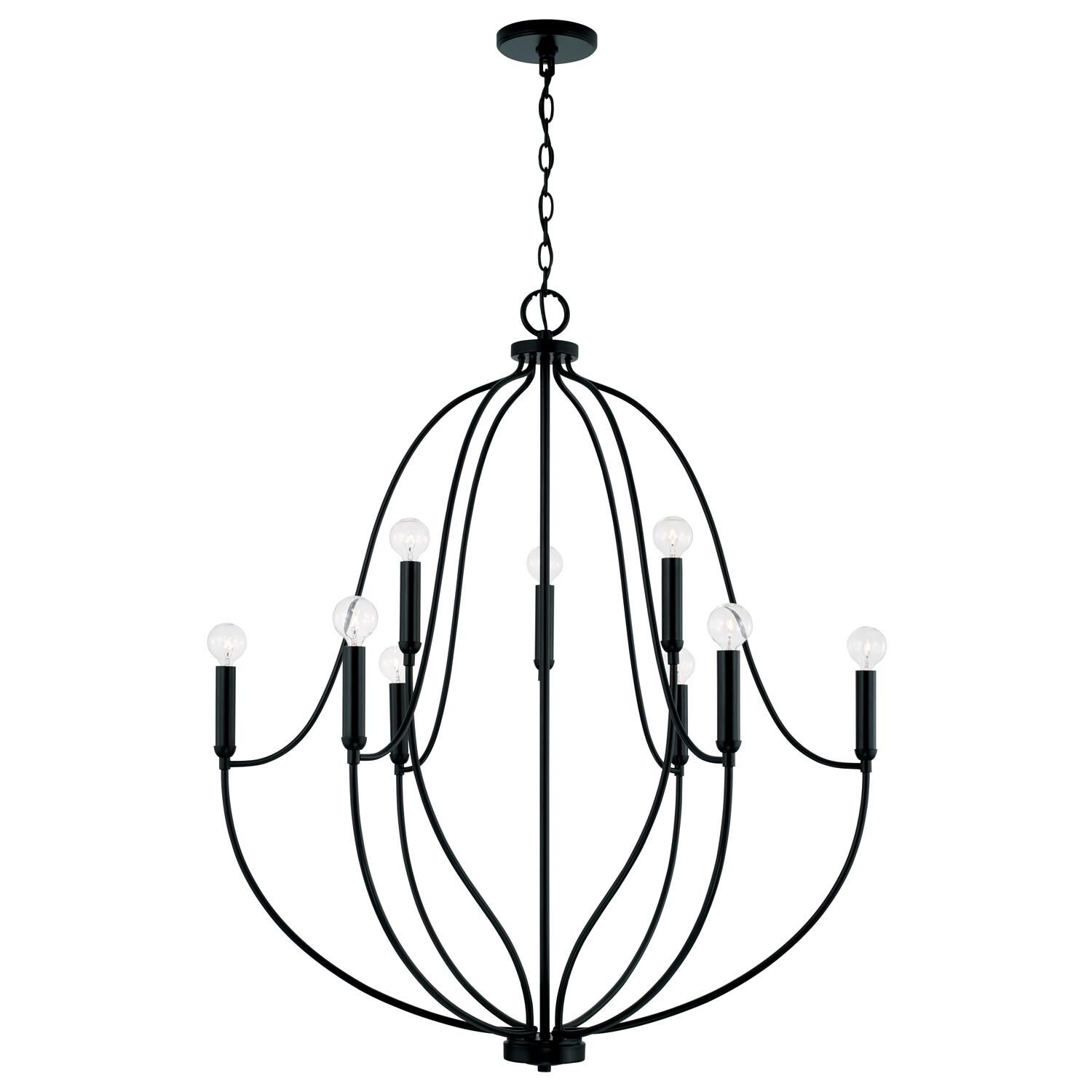 Madison 32 Inch 9 Light Chandelier by Homeplace by Capital Lighting Fixture Company