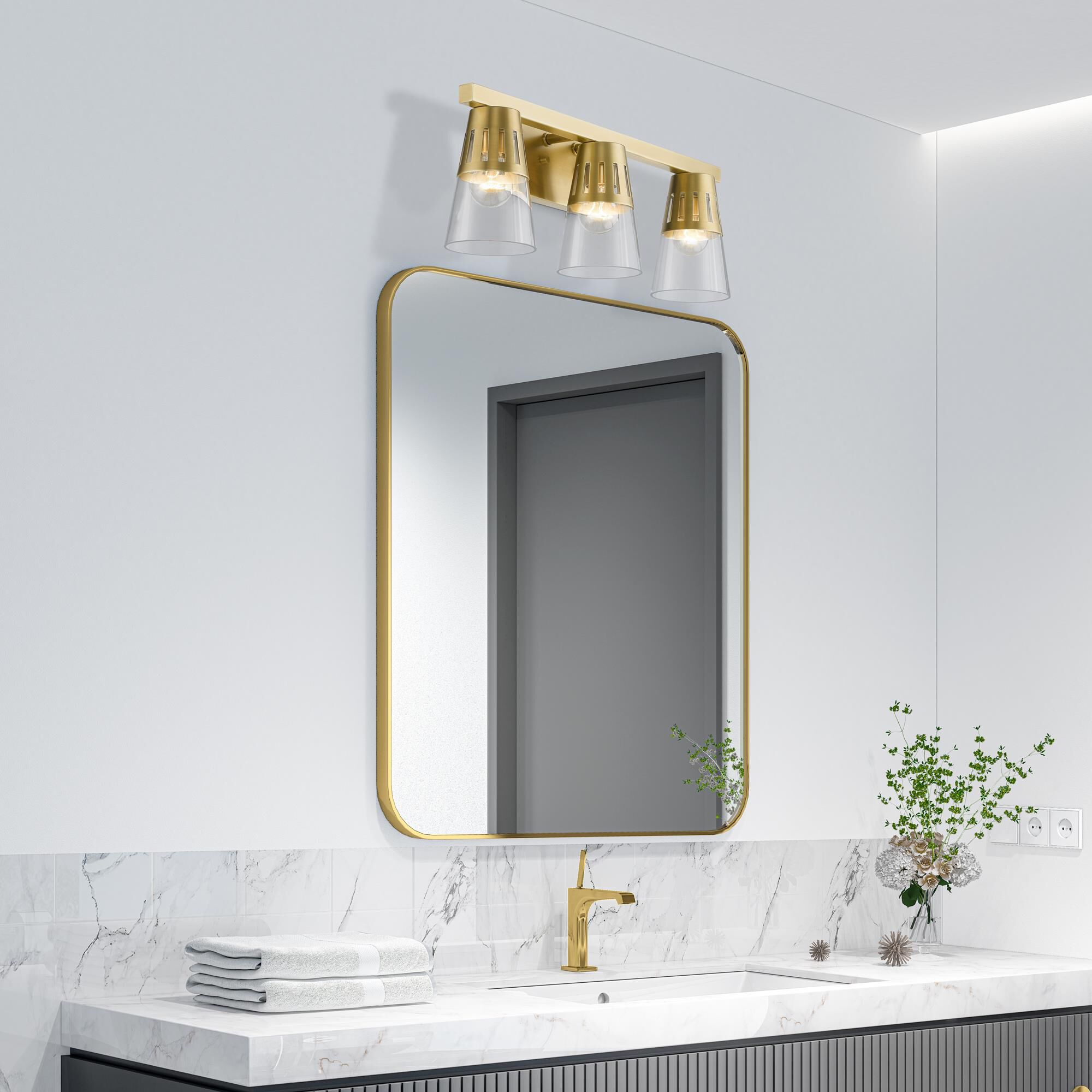 Bennington 23 Inch 3 Light Bath Vanity Light by Livex Lighting