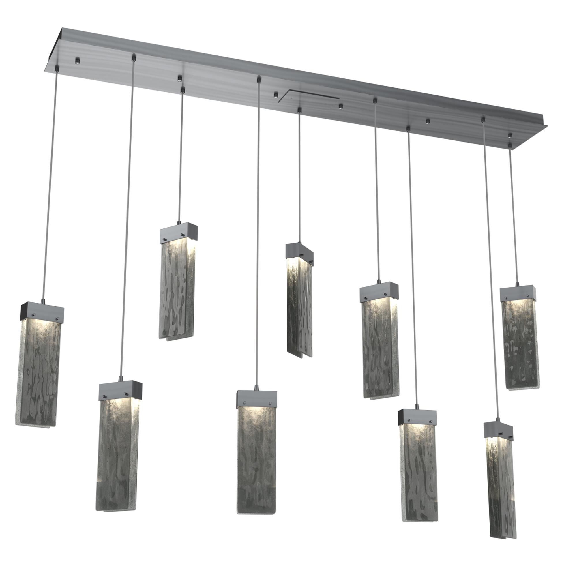 Shown in Gunmetal finish and Smoke Granite glass