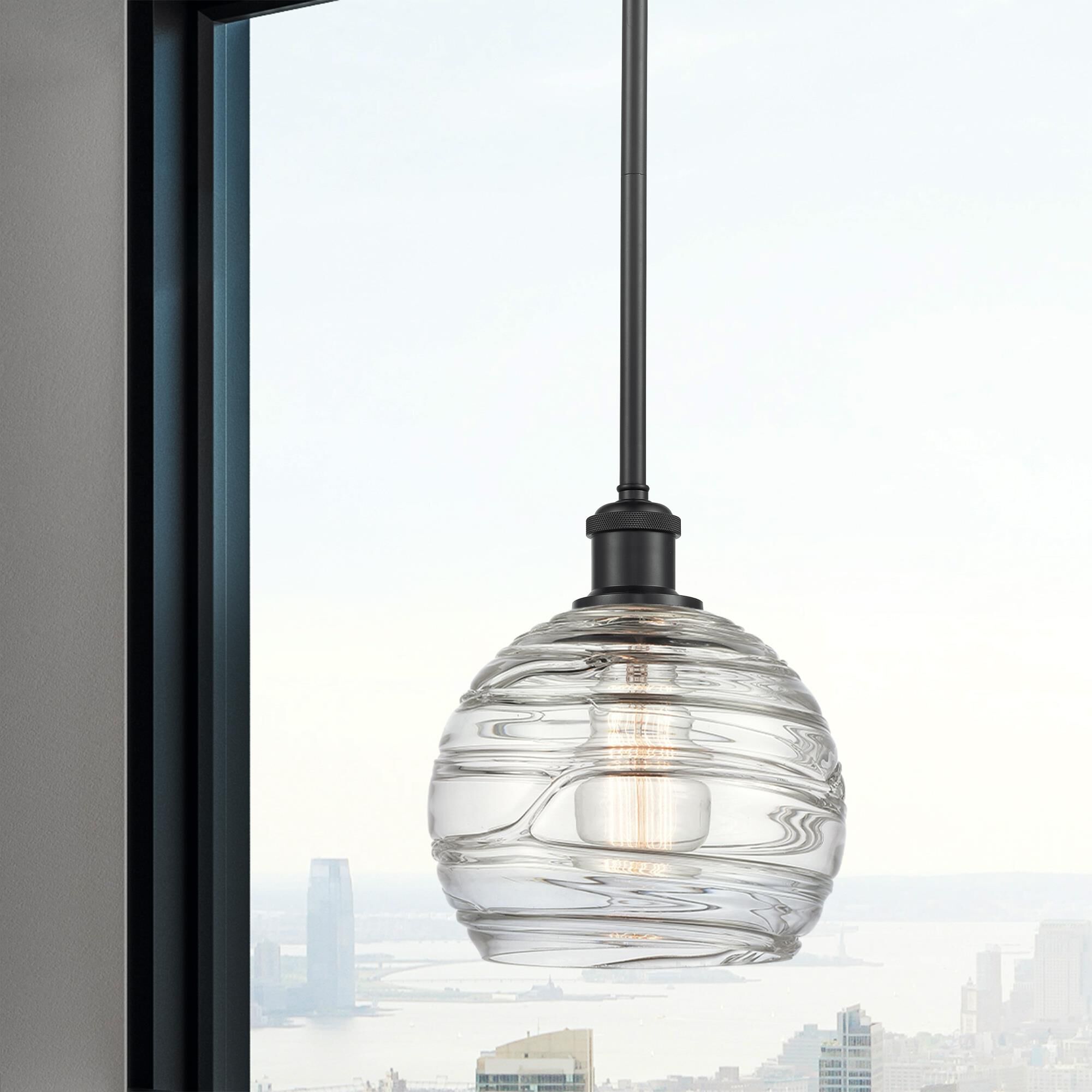 Bruno Marashlian Athens Deco Swirl 8 Inch Mini Pendant by Innovations Lighting