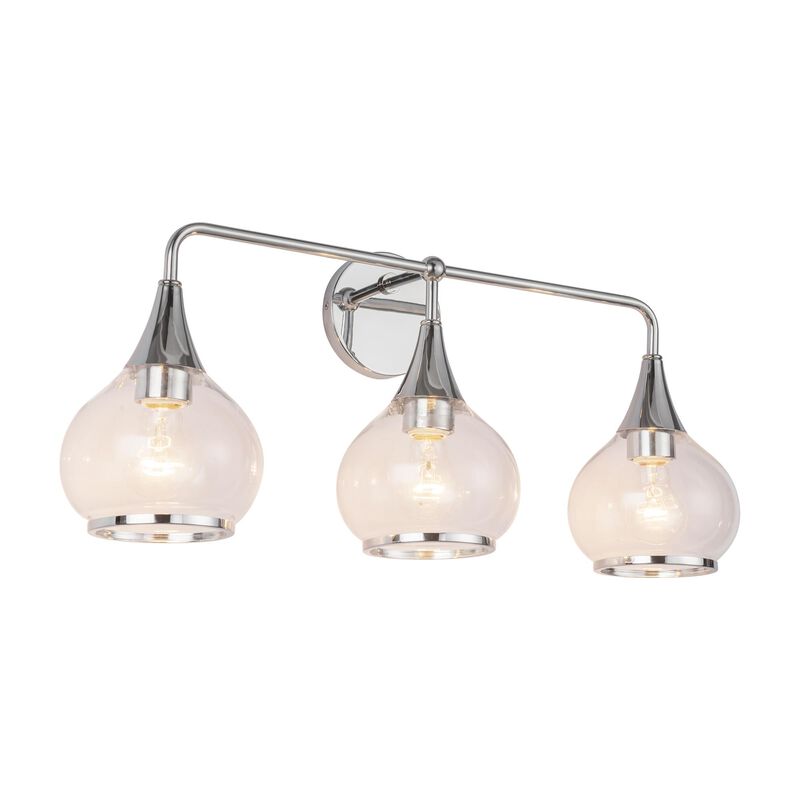 Hazel 27 Inch 3 Light Bath Vanity Light by Alora Mood