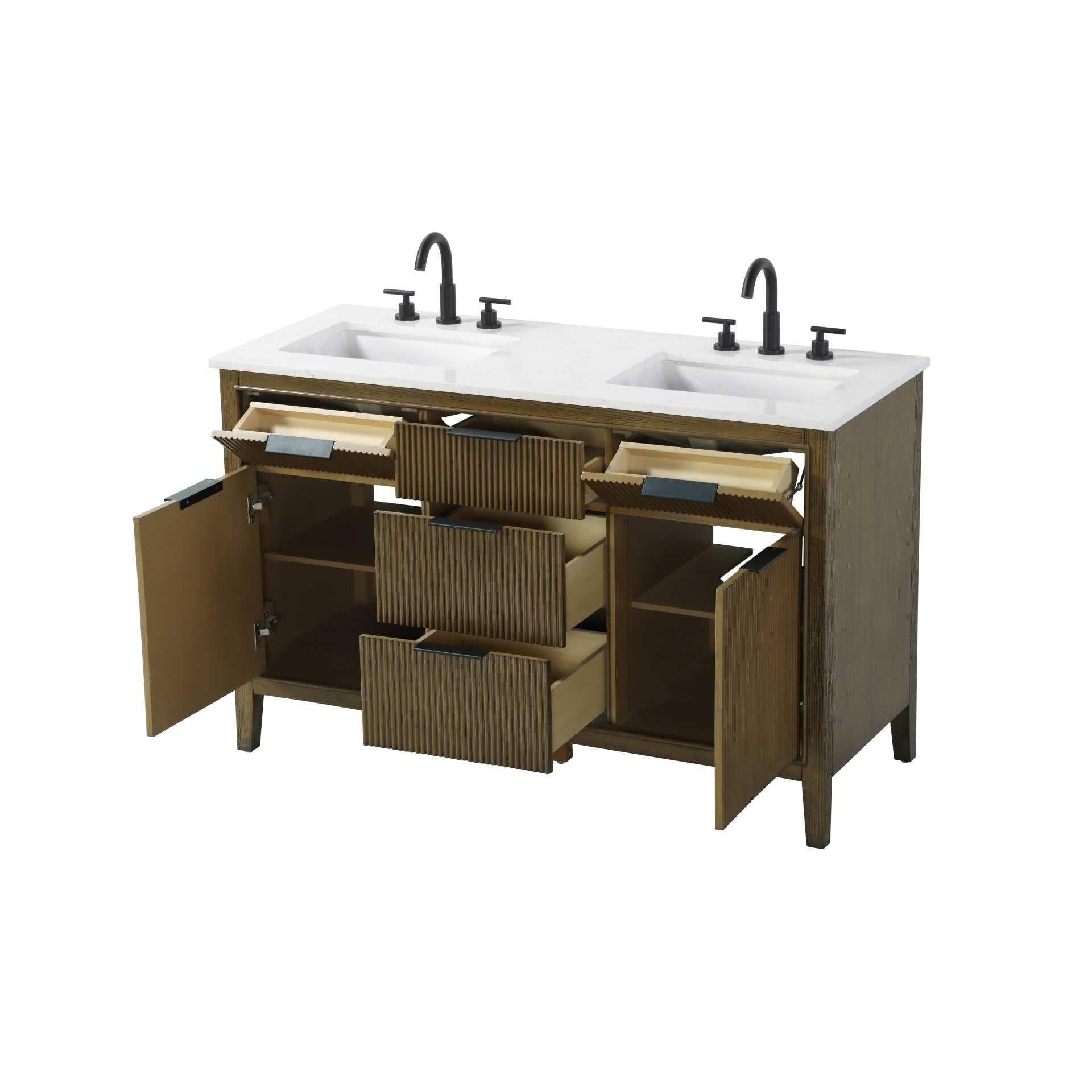Langston 54 Inch Bath Vanity by Elegant Decor