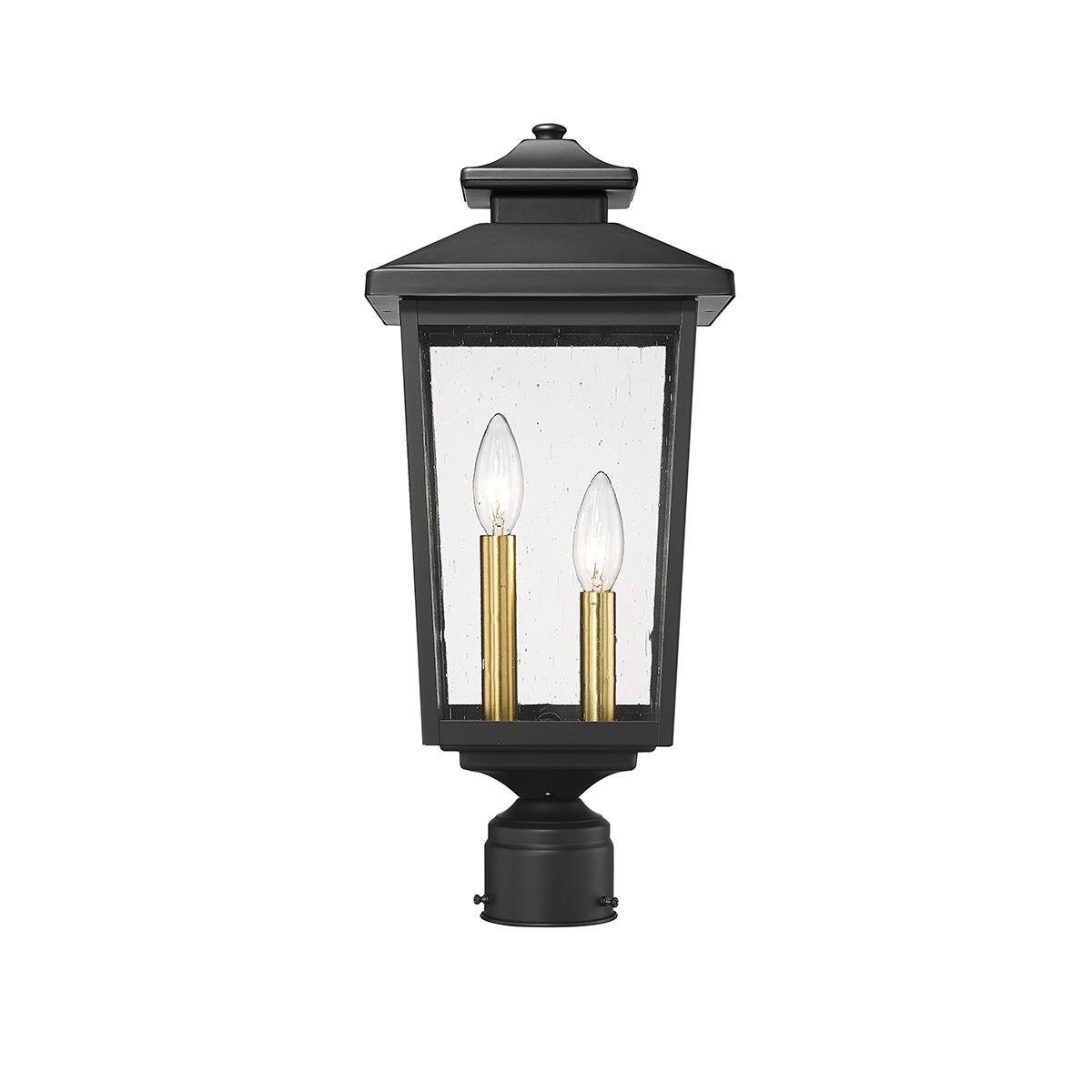 Eldrick 18 Inch Tall 2 Light Outdoor Post Lamp by Millennium Lighting