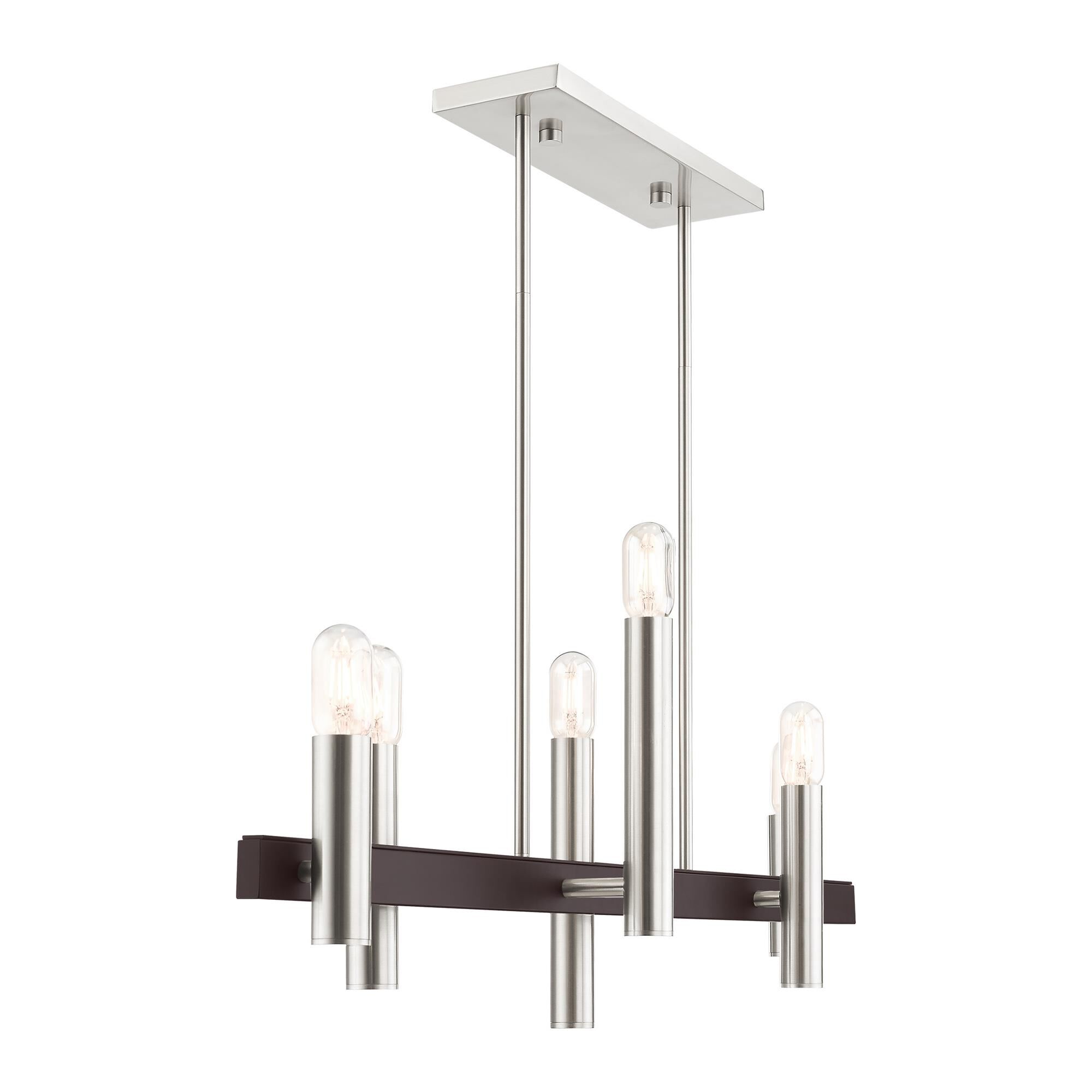 Helsinki 40 Inch 6 Light Linear Suspension Light by Livex Lighting