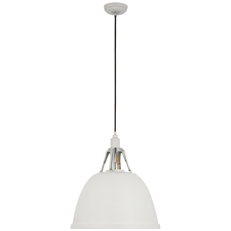 Visual Comfort Signature Collection Thomas O'Brien Gunner 15 Inch LED Large Pendant