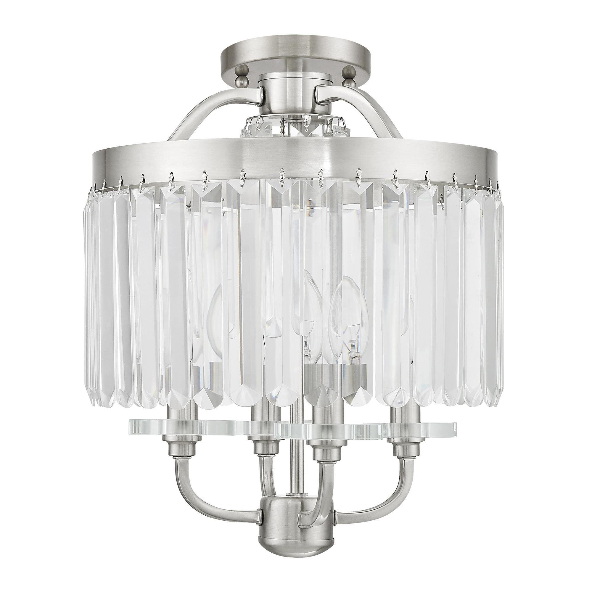 Ashton 13 Inch 4 Light Mini Chandelier by Livex Lighting