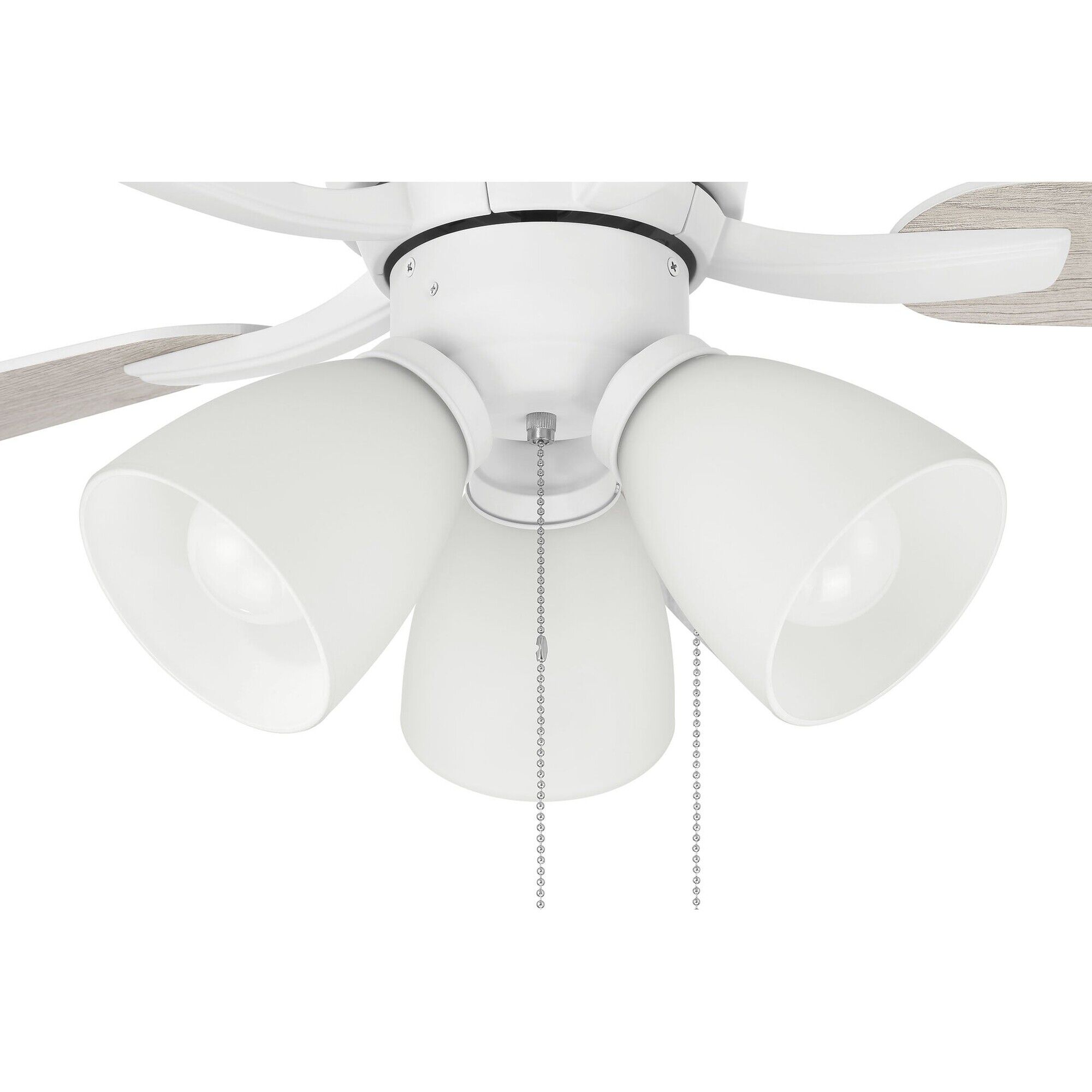 Wheeler 52 3-Light 52 Inch Flush Mount Fan with Light Kit,