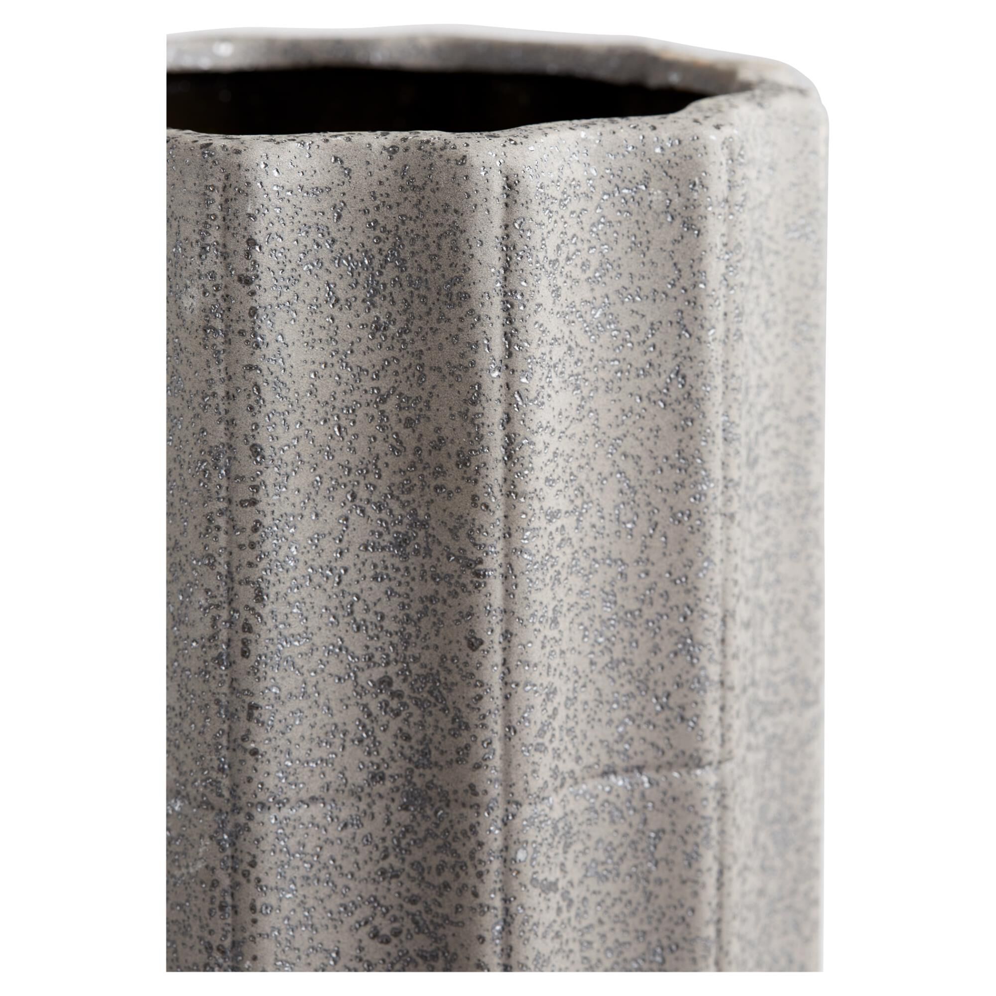 Brutalist Vase|Grey-Large Vase-Urn by Cyan Designs