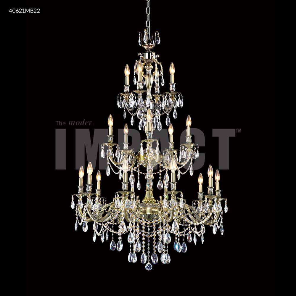 Brindisi 36 Inch 20 Light Chandelier by James R. Moder