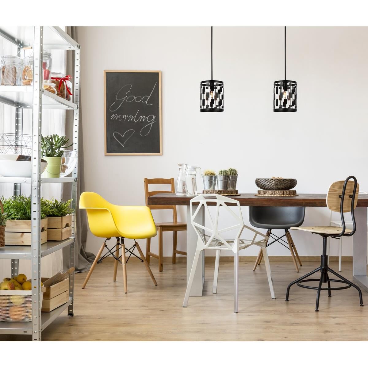 Shown in Black finish