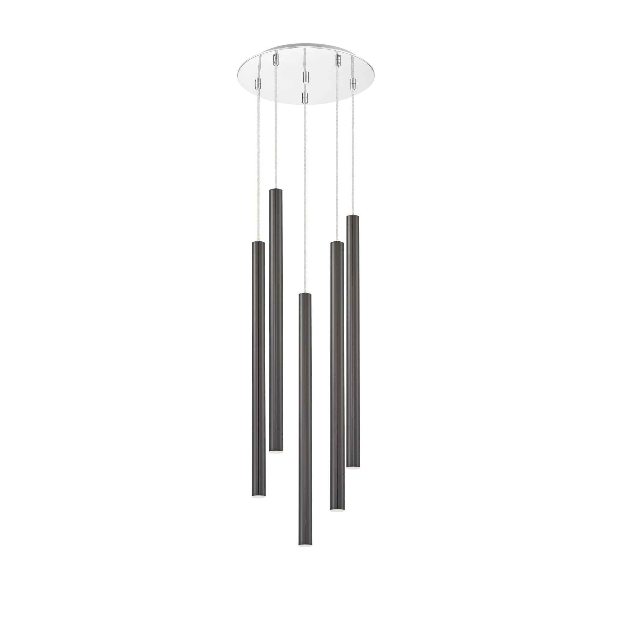 Forest 13 Inch 5 Light LED Multi Light Pendant by Z-Lite