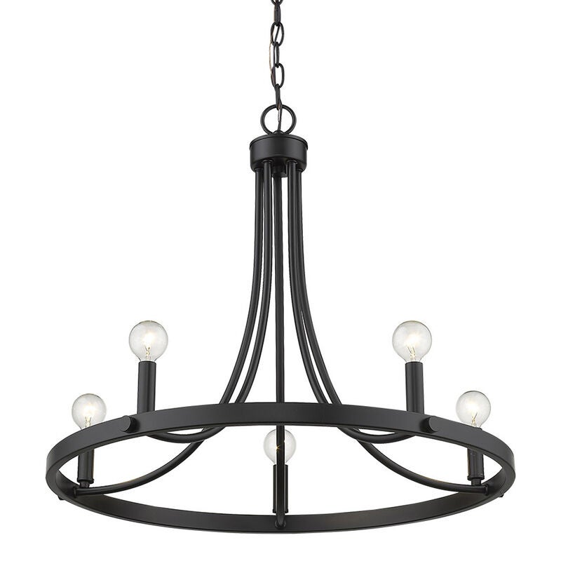 Sawyer 25 Inch 5 Light Chandelier by Acclaim Lighting
