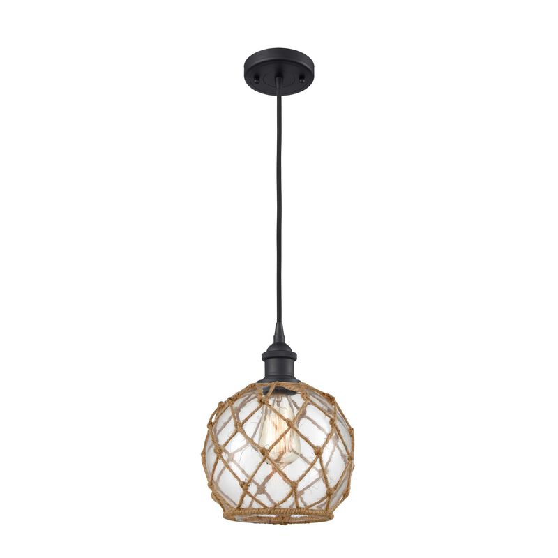 Innovations Lighting Bruno Marashlian Farmhouse Rope 8 Inch Mini Pendant