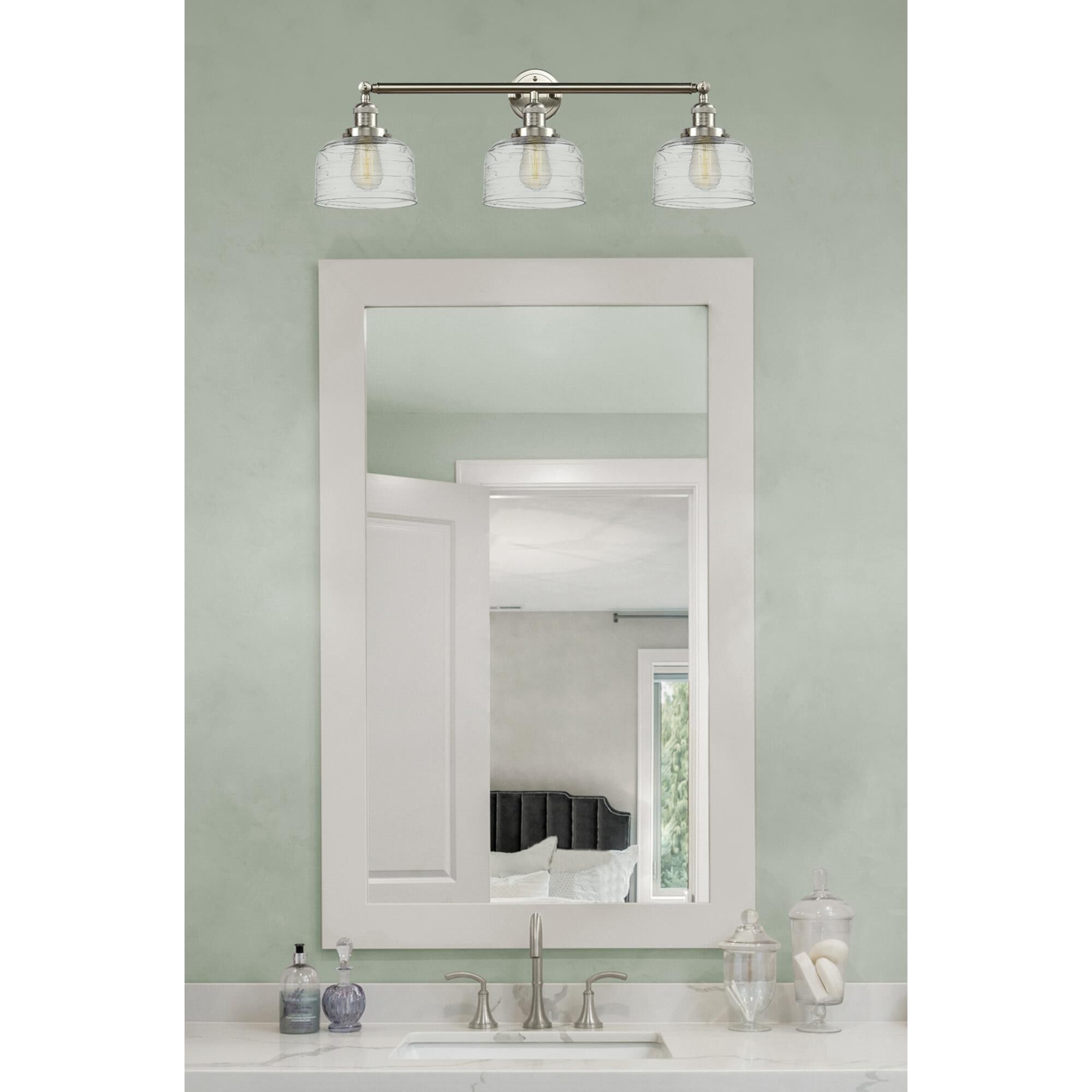 Bruno Marashlian Large Bell 32 Inch 3 Light Bath Vanity Light by Innovations Lighting