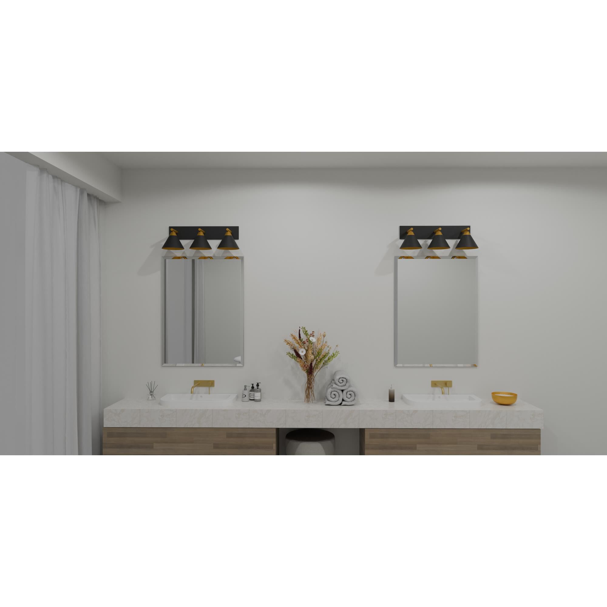 Mastro 27.5 Inch 3 Light Bath Vanity Light by Quoizel