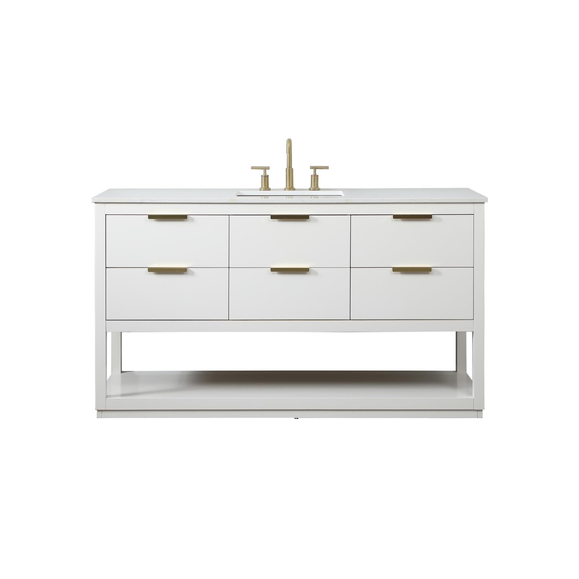 Larkin 60 Inch Bath Vanity by Elegant Decor