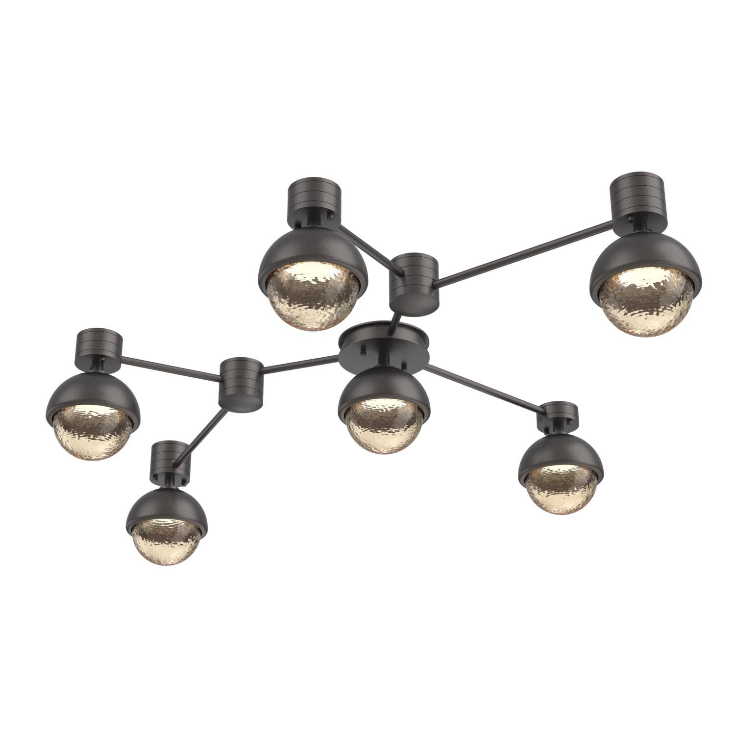 Shown in Graphite finish and Amber glass and Metal Shade Matching Finish accent
