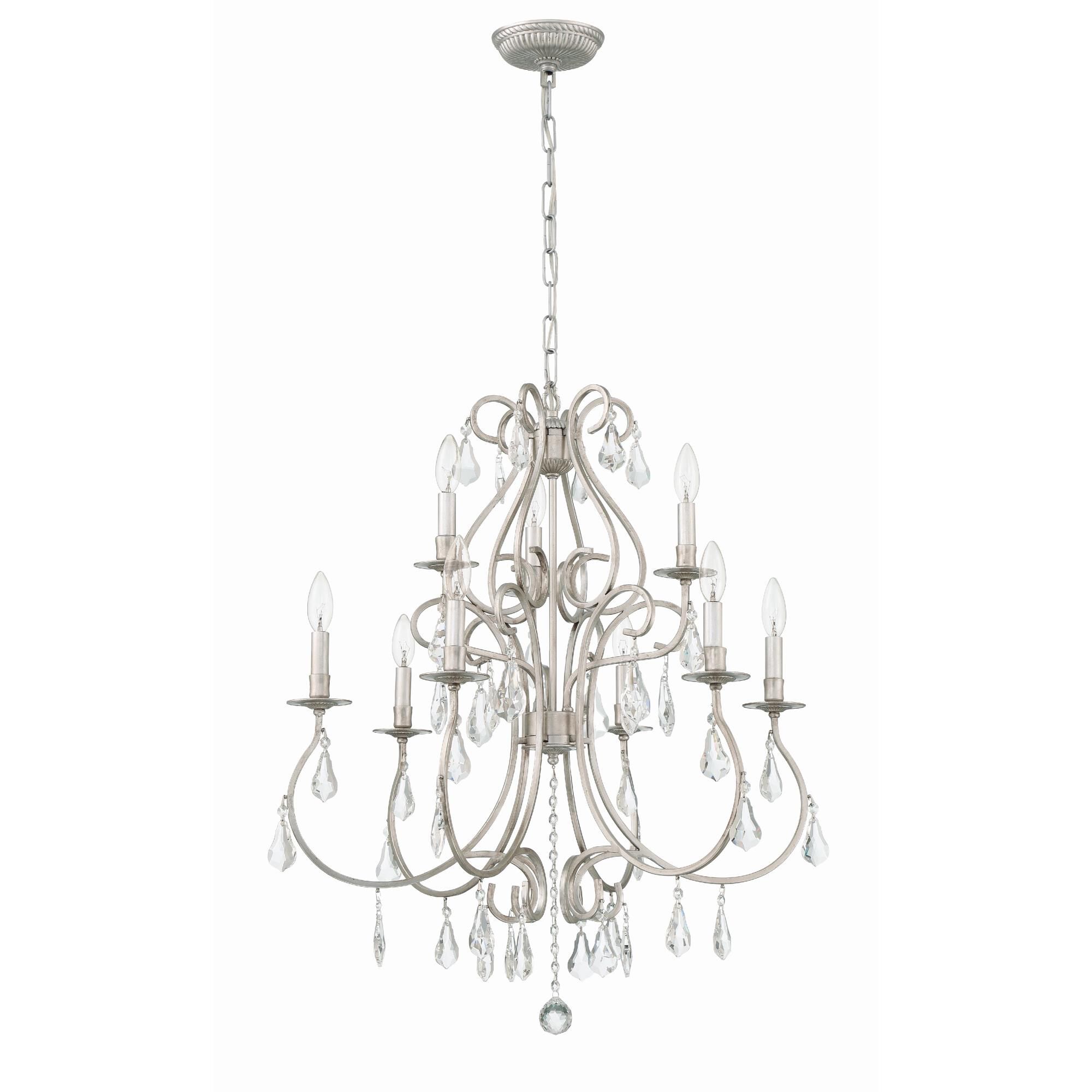 Ashton 25 Inch 9 Light Chandelier by Crystorama