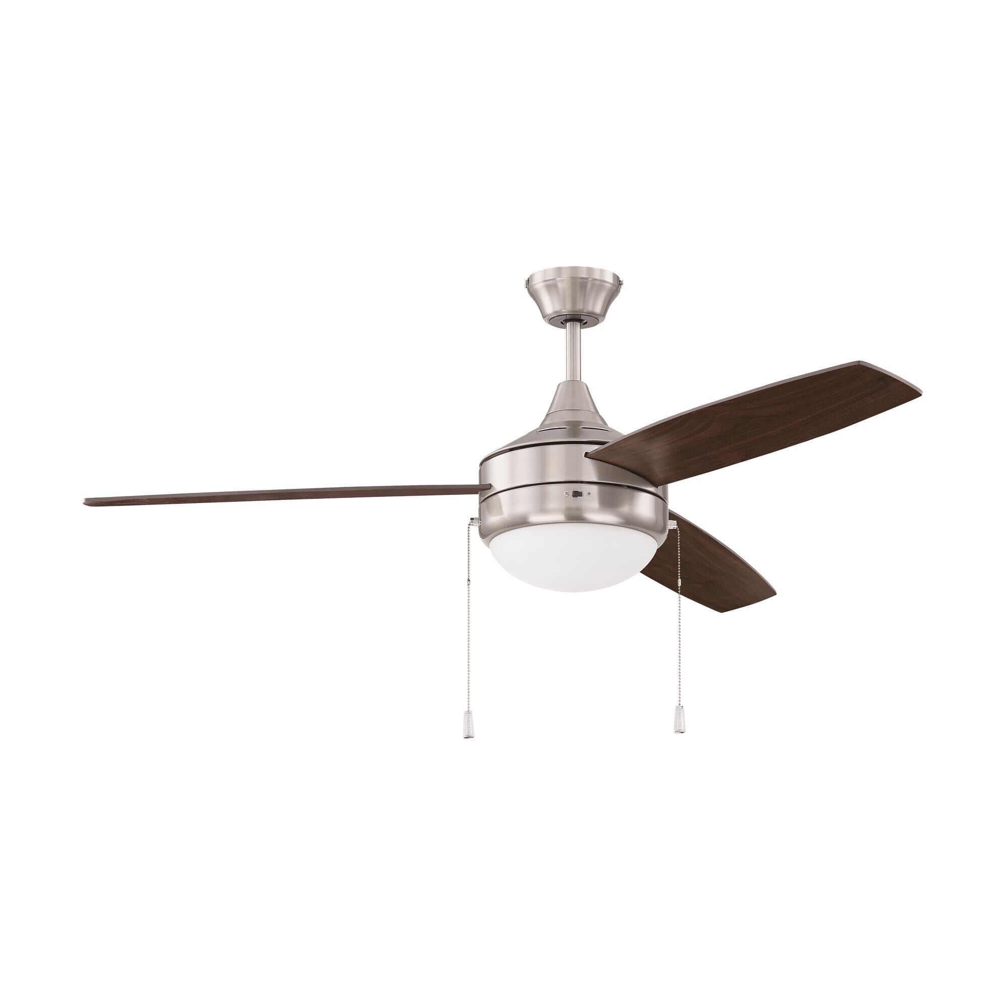 Shown in Brushed Polished Nickel finish and Frost White glass