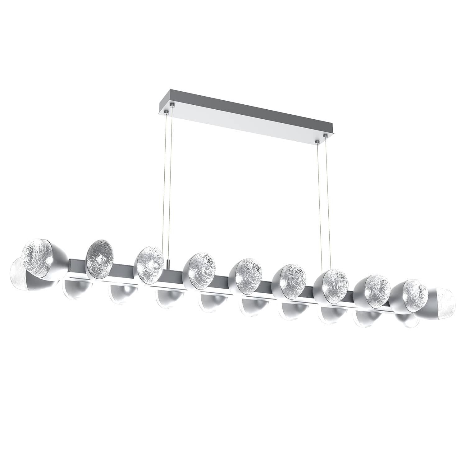 Pebble Linear Suspension Light by Hammerton Studio