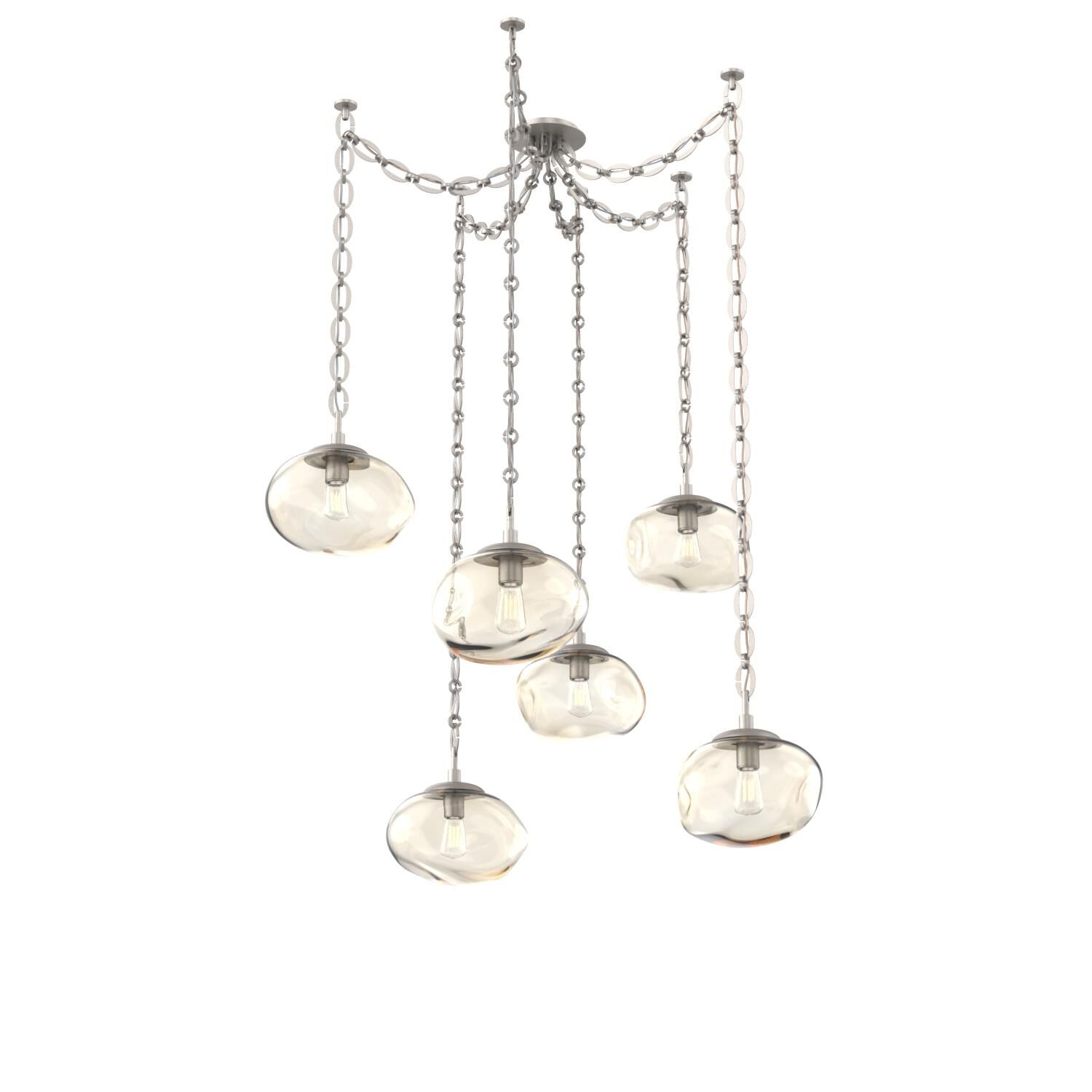 Levi Wilson Nova 19 Inch Multi Pendant Light by Hammerton Studio