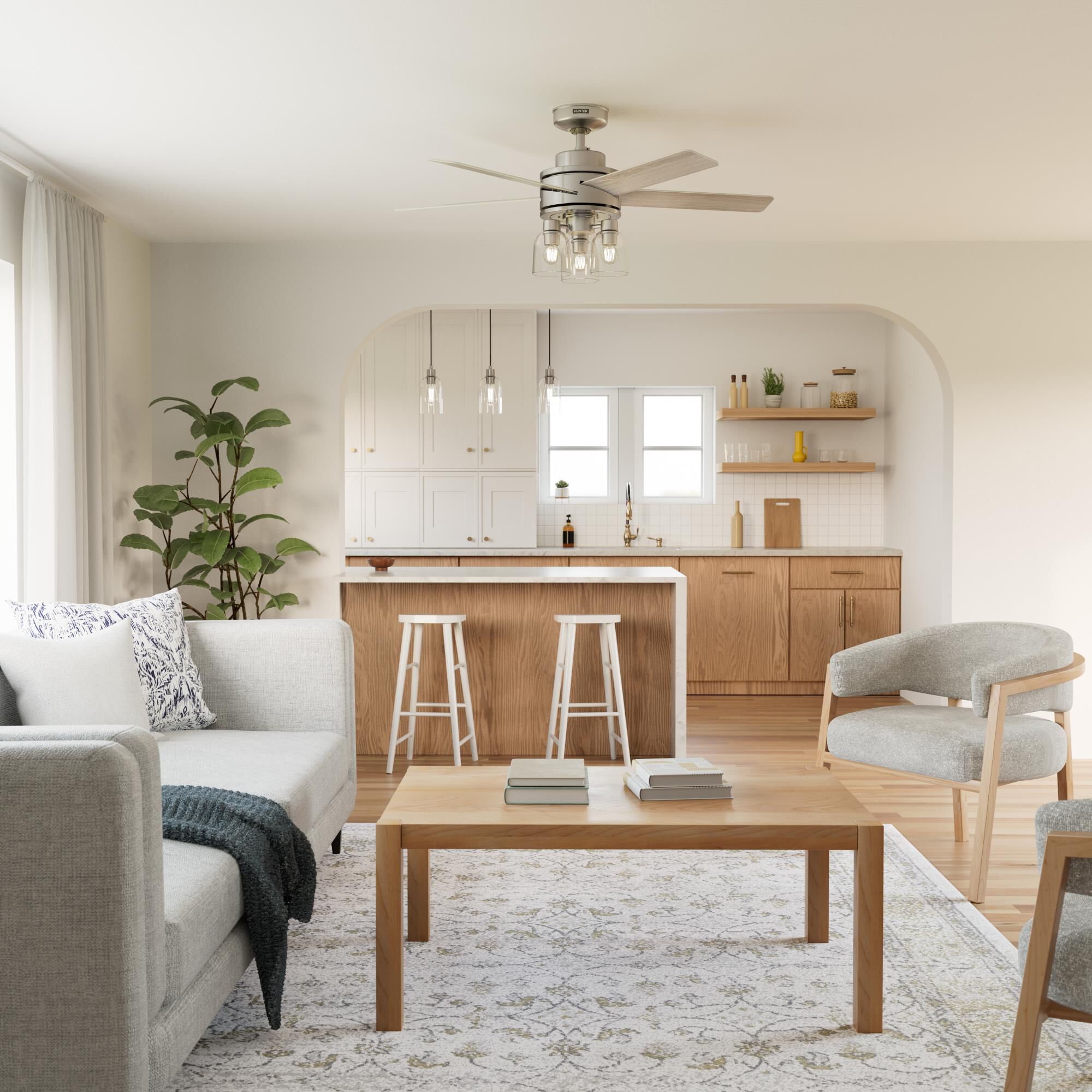 Lochemeade 52 Inch Ceiling Fan by Hunter Fan