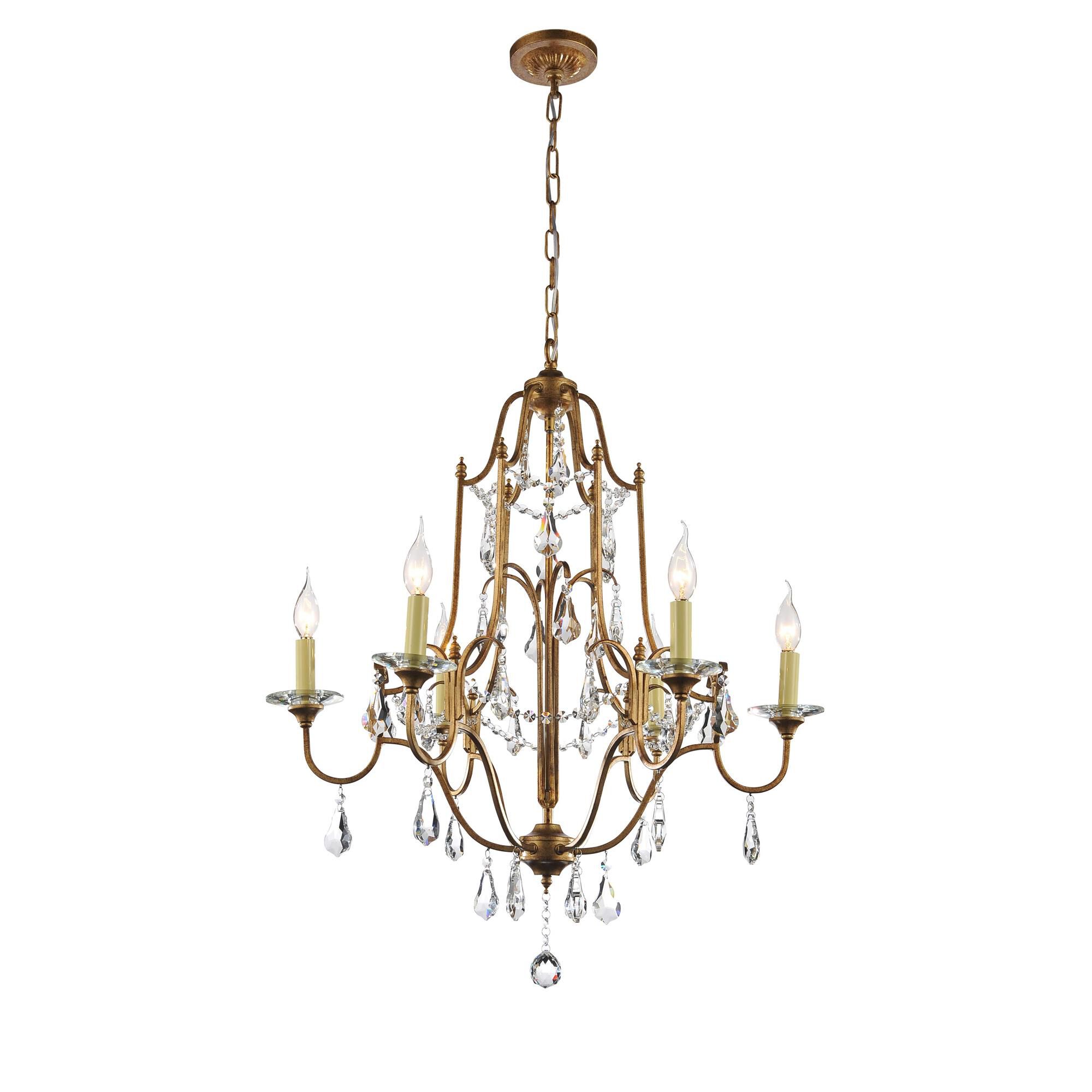 Shown in Oxidized Bronze finish and K9 Clear crystal