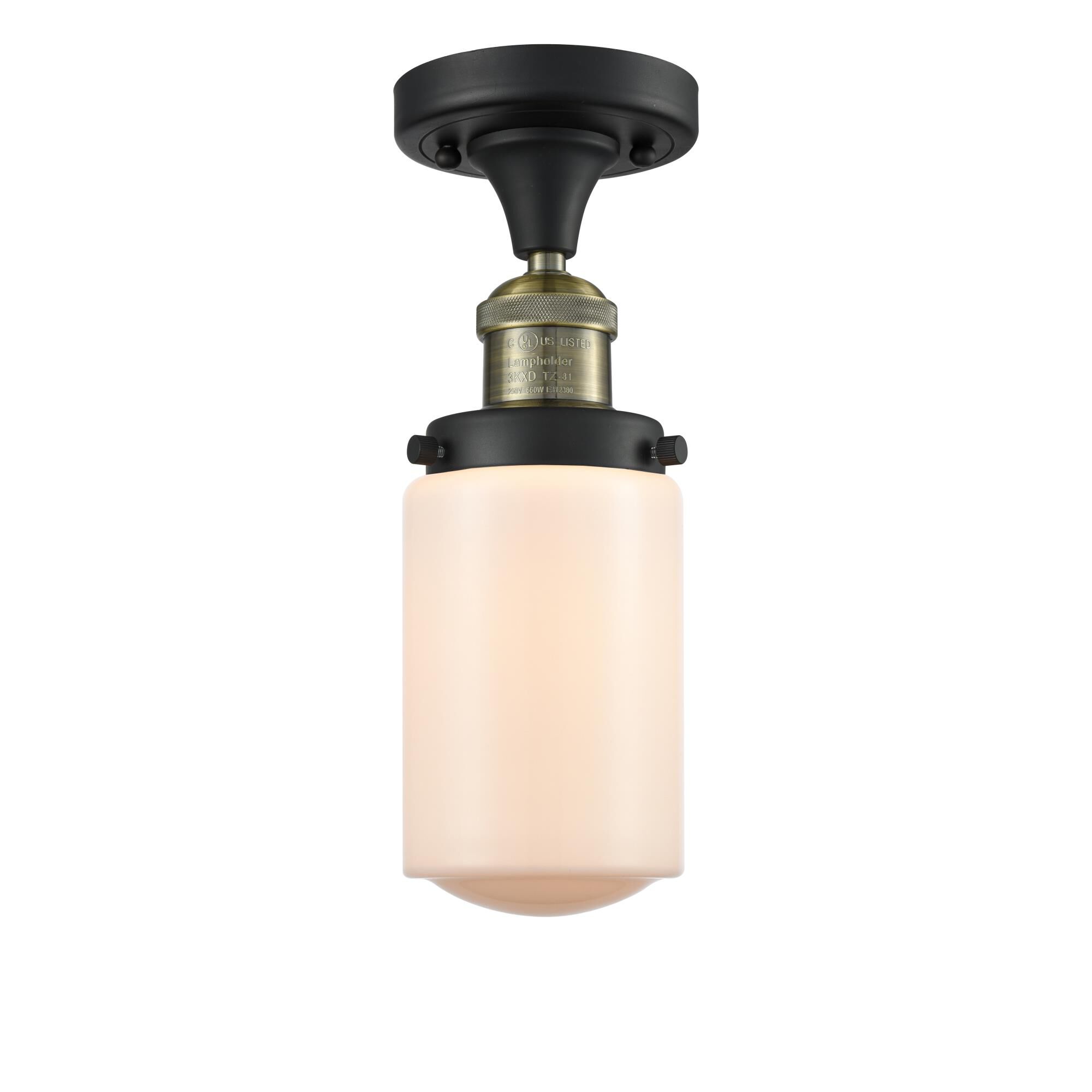 Shown in Black Antique Brass finish and Schoolhouse glass and Glass shade