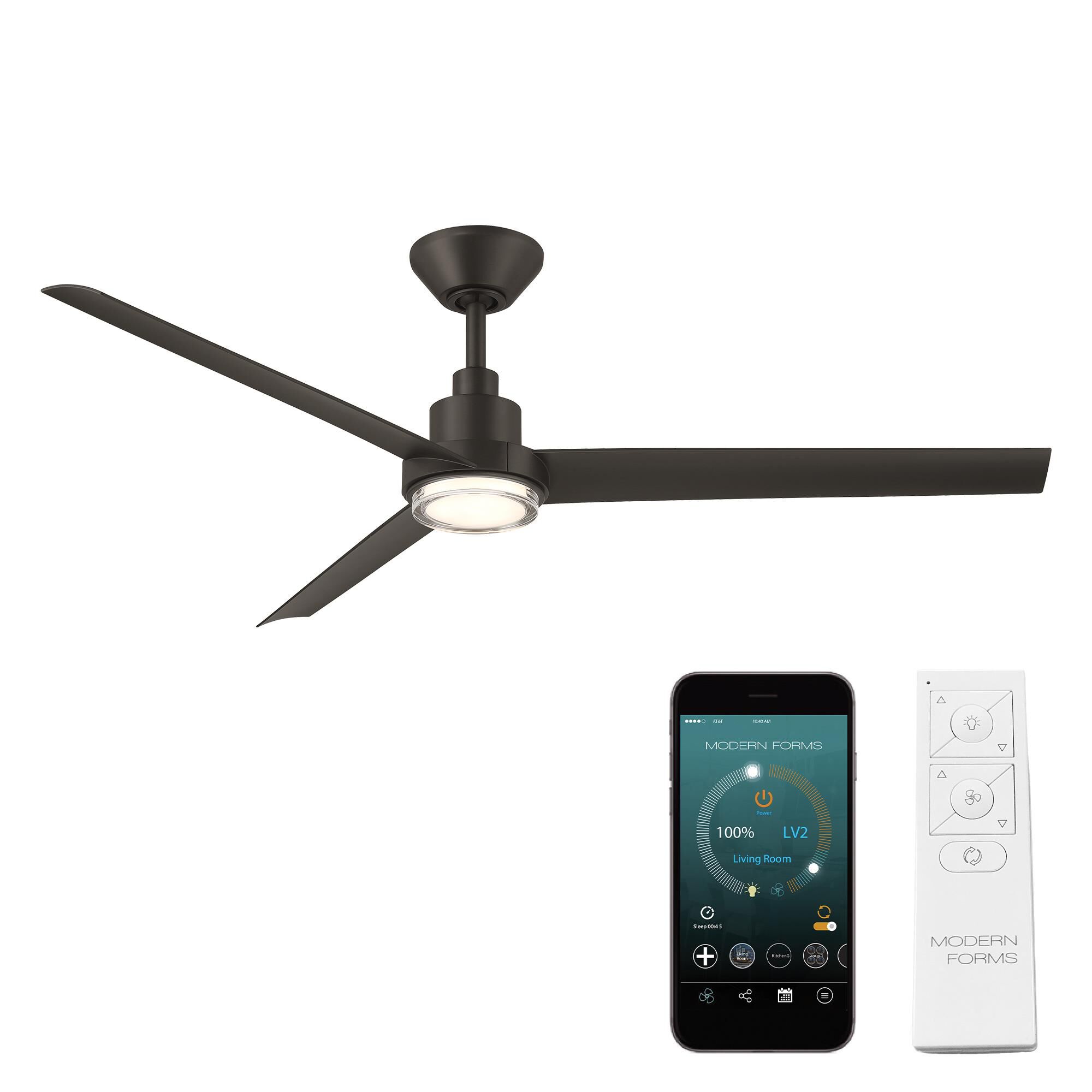 Bolo 56 Inch Ceiling Fan with Light Kit by Modern Forms