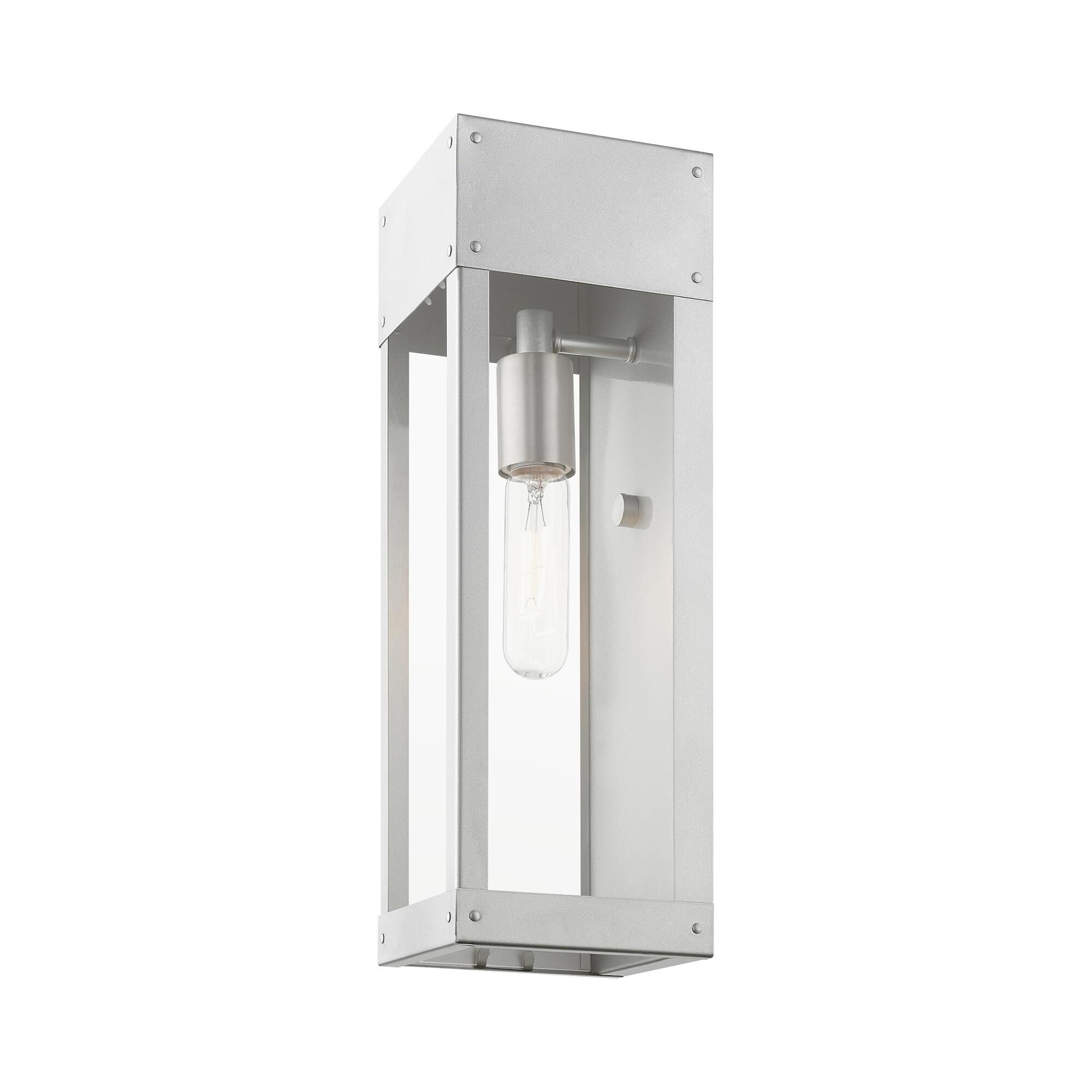 Livex Lighting Barrett 15 Inch Tall Outdoor Wall Light