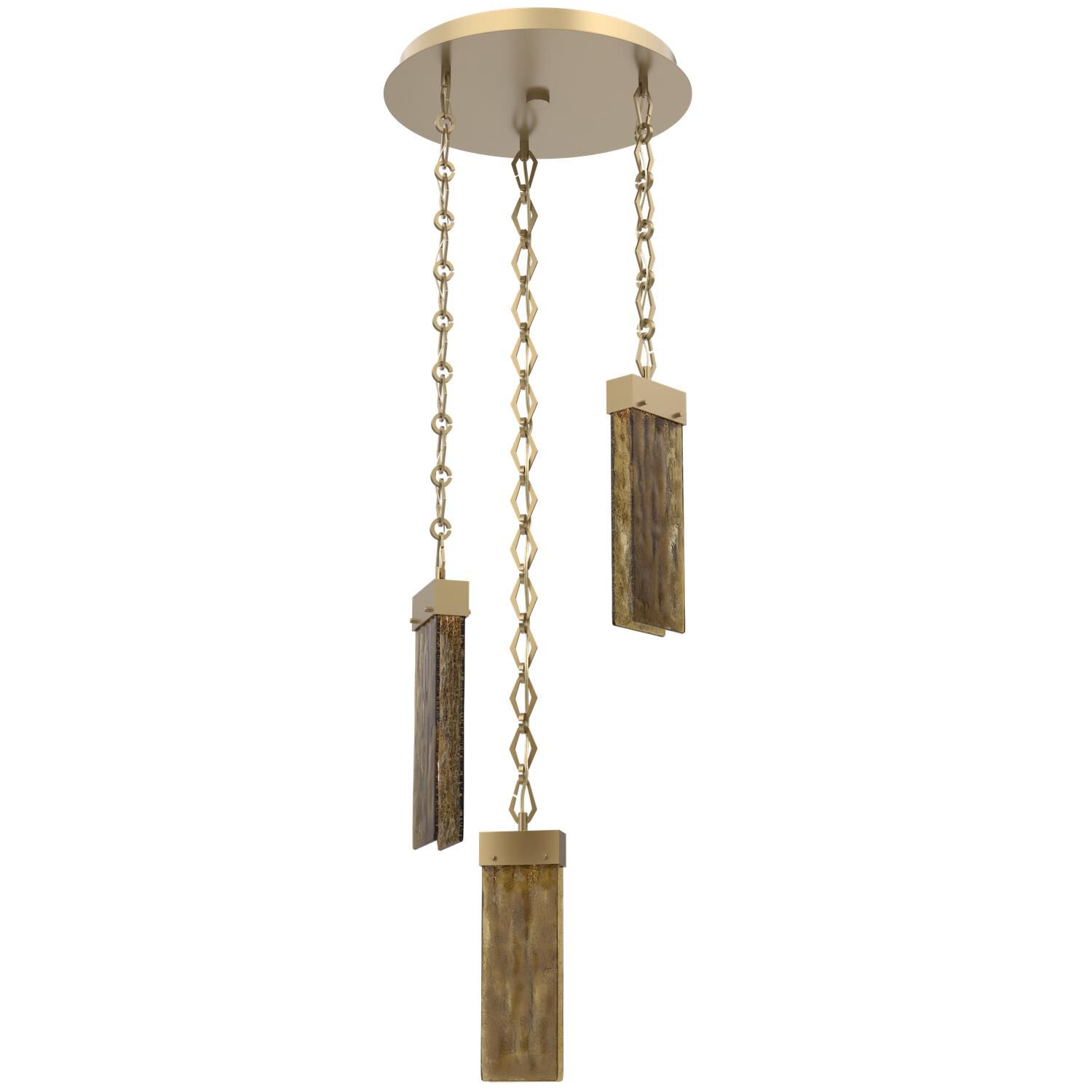 Levi Wilson Parallel 17 Inch Multi Light Pendant by Hammerton Studio