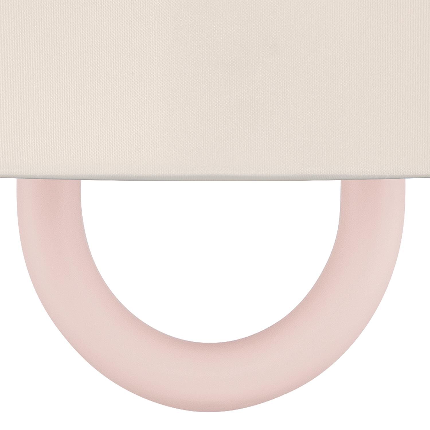 Shown in Vibrant Gold finish and Fabric glass and Fabric shade