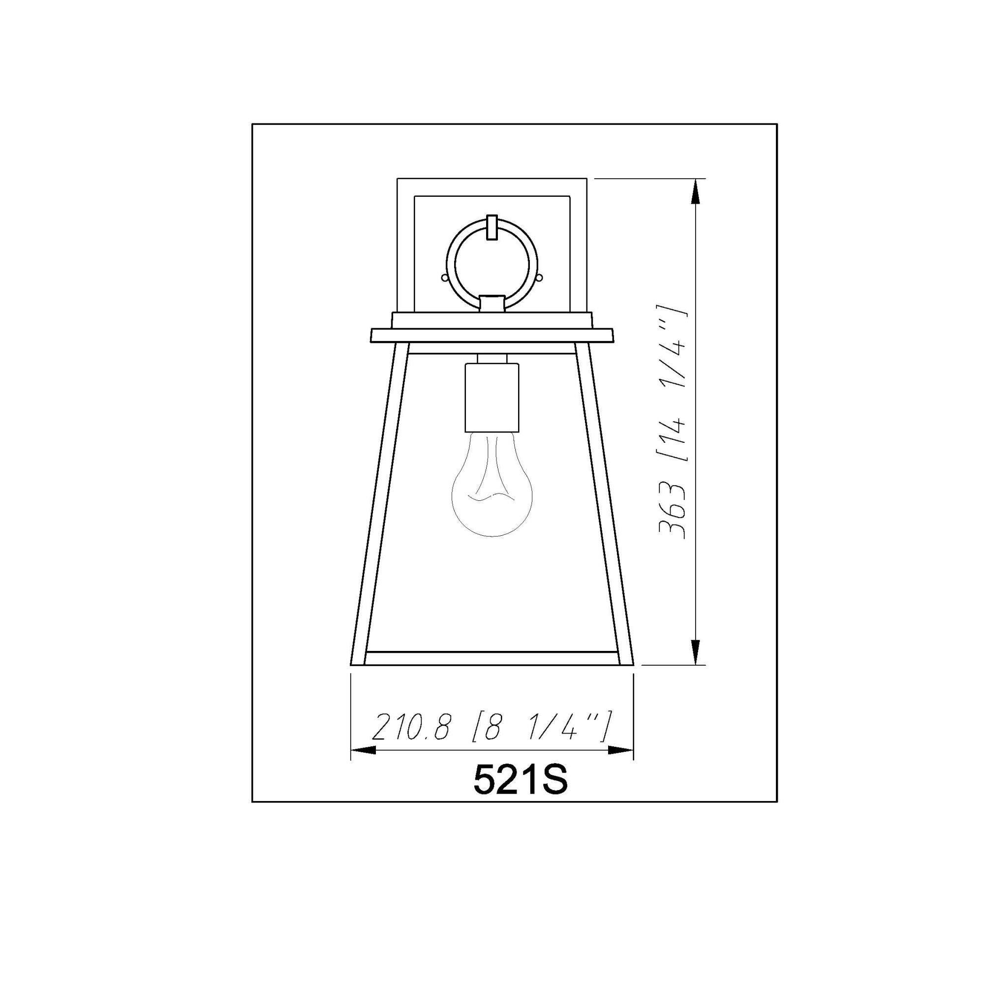 Shown in Black finish and Clear Beveled glass