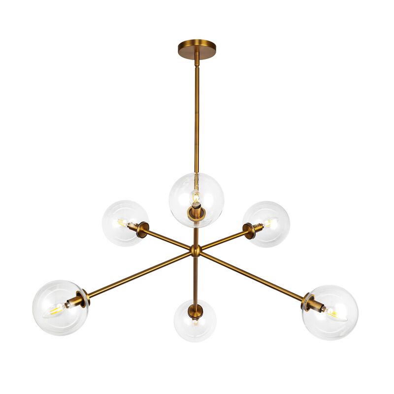 Cassia 40 Inch Chandelier by Alora Mood