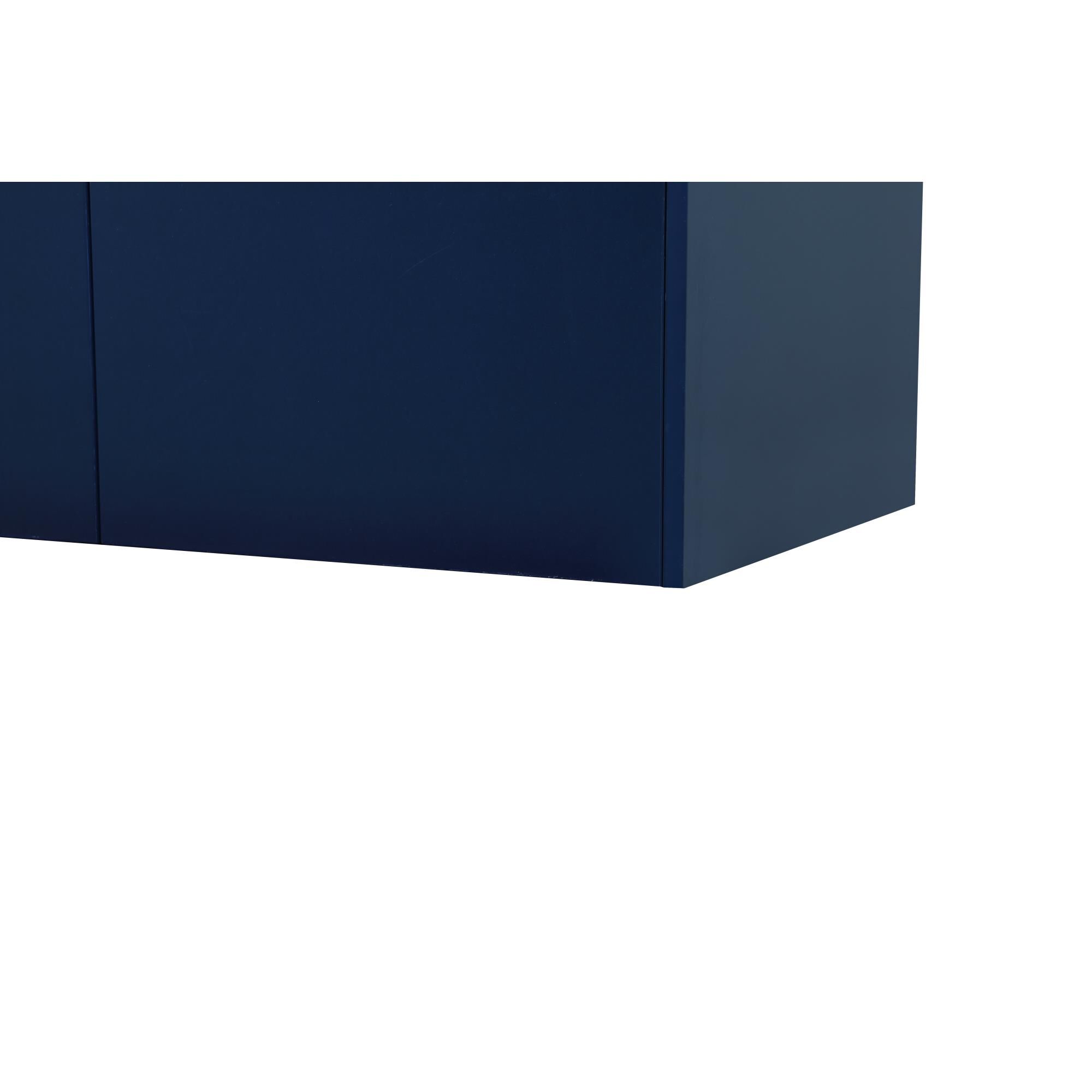 Shown in Blue finish